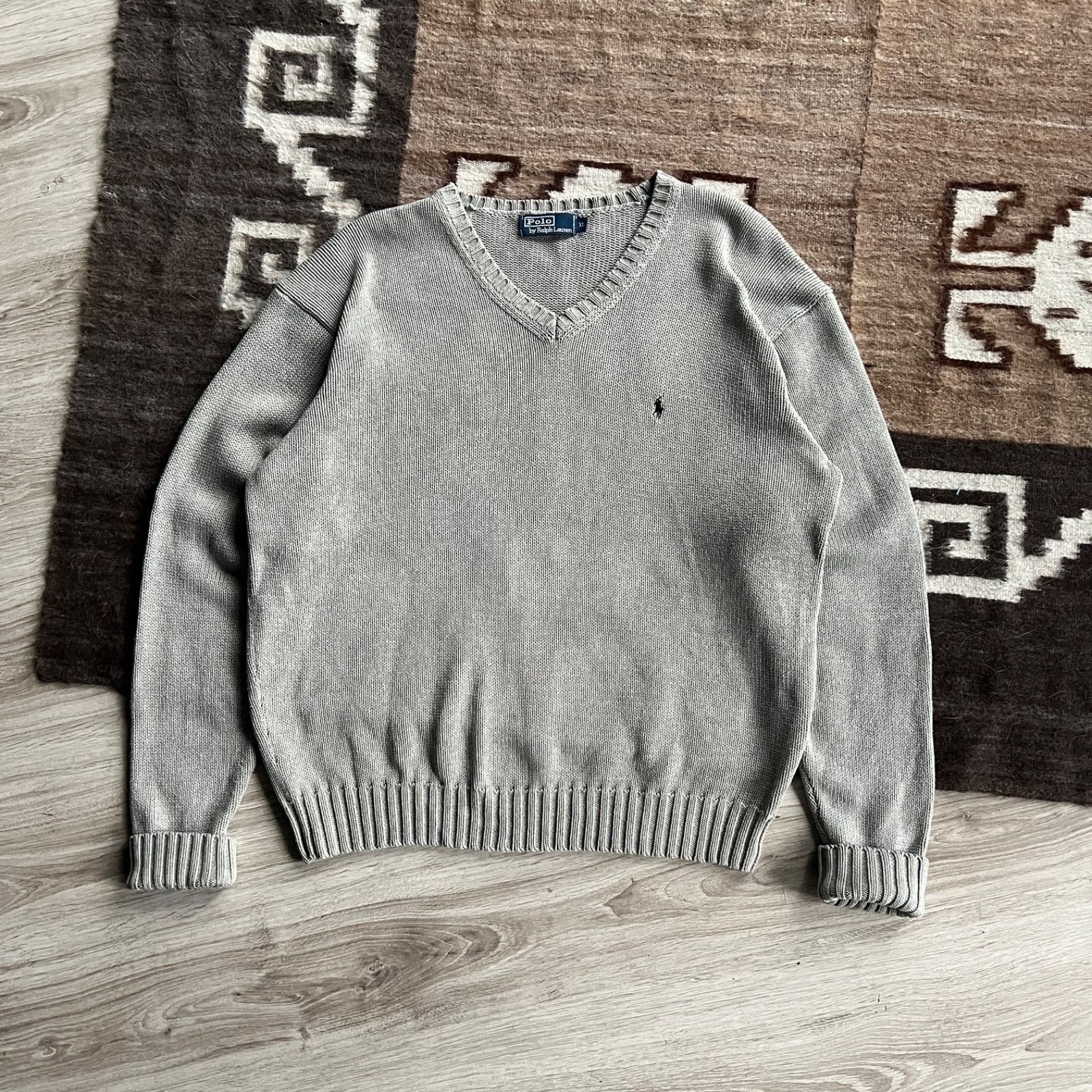 Polo Ralph Lauren Polo Ralph Lauren Vintage Preppy Knit Cotton Sweater 9762AC Size US XL / EU 56 / 4 - 1 Thumbnail