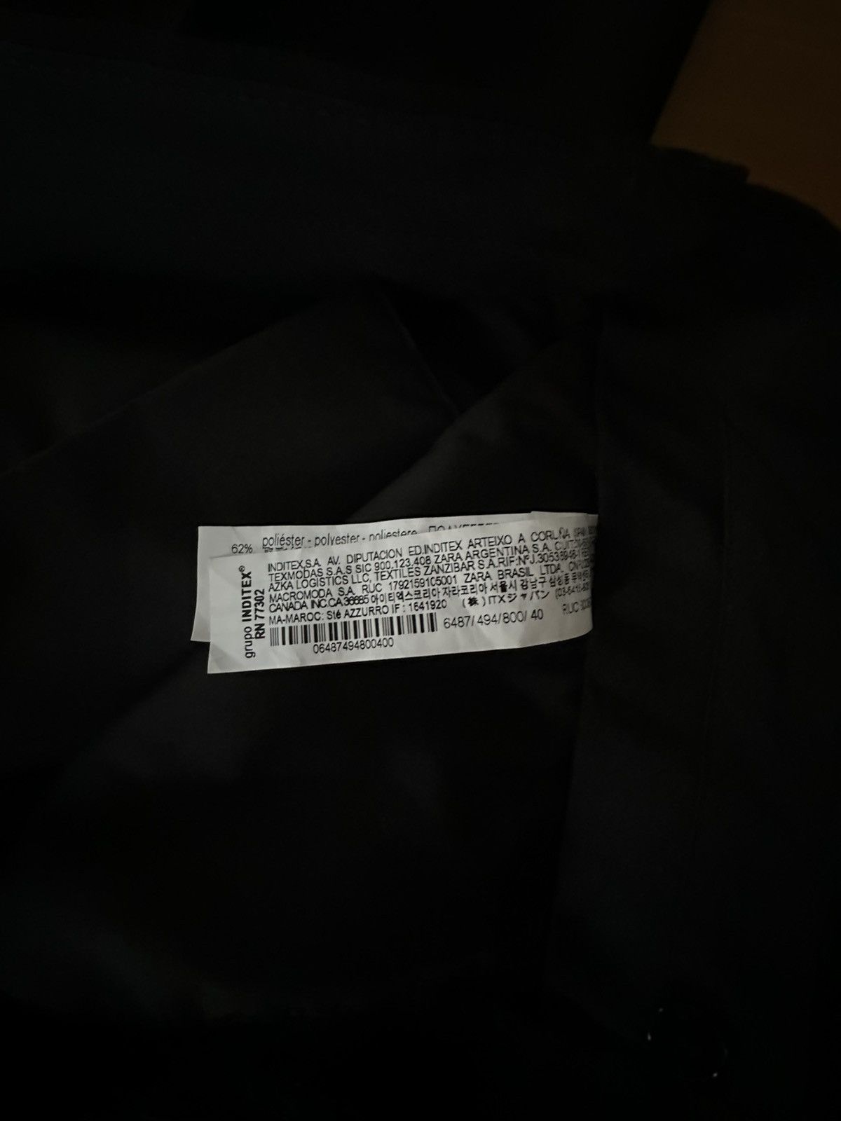 Zara Zara Pleated Black Oversized Pants Size US 31 - 9 Thumbnail