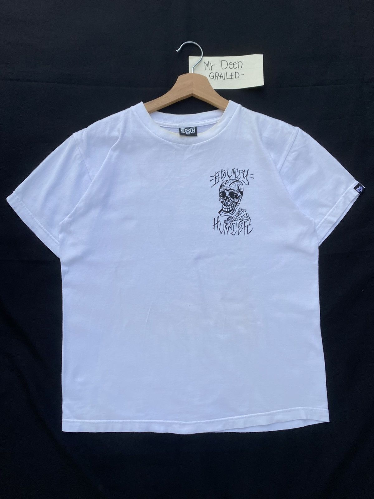 Bounty Hunter Rare Vintage 00s Bounty Hunter Skull Illustration Tshirt Size US M / EU 48-50 / 2 - 7 Thumbnail