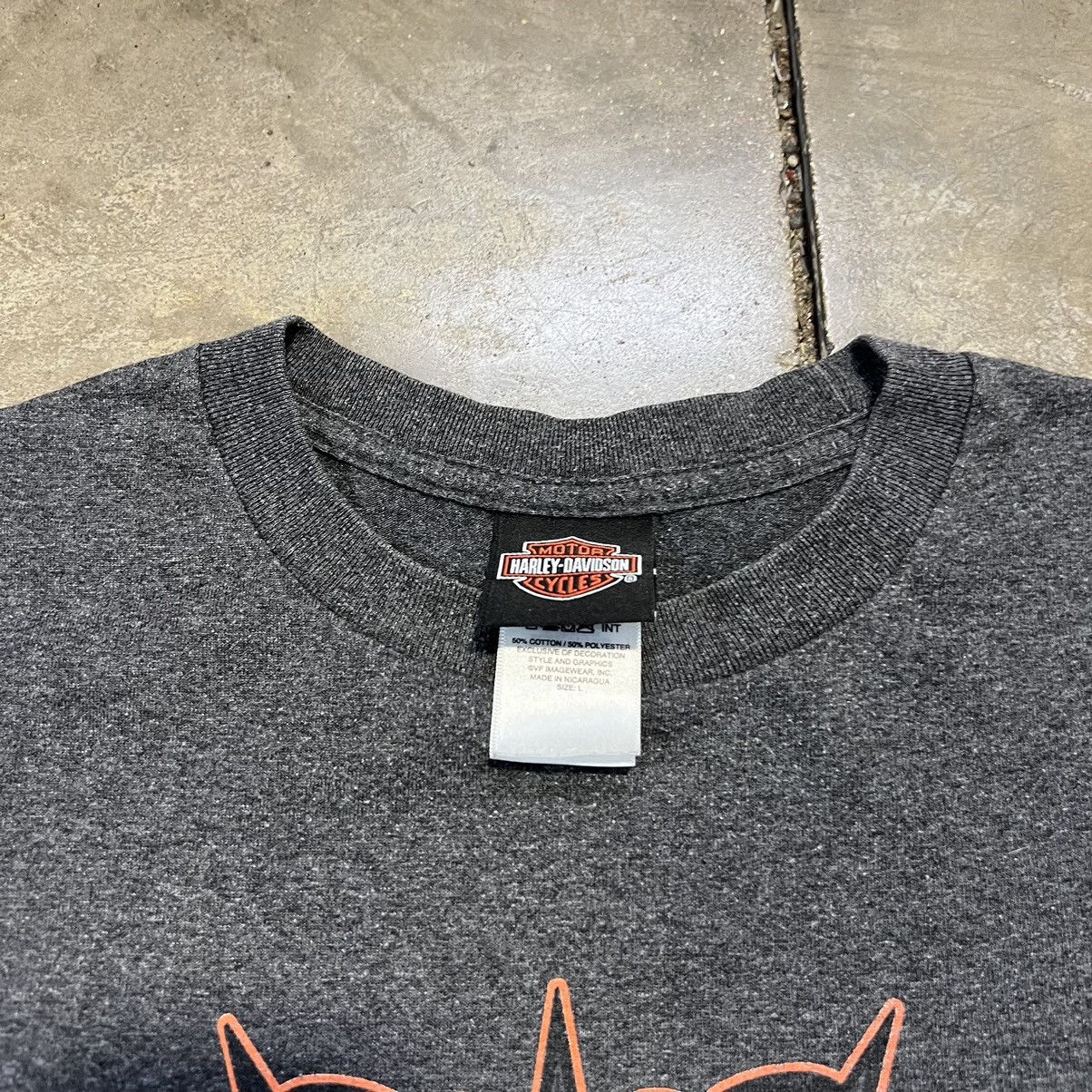 Harley Davidson × Vintage Vintage Harley Davidson Biker Tee Wisconsin Bulldog Faded Size US L / EU 52-54 / 3 - 8 Thumbnail