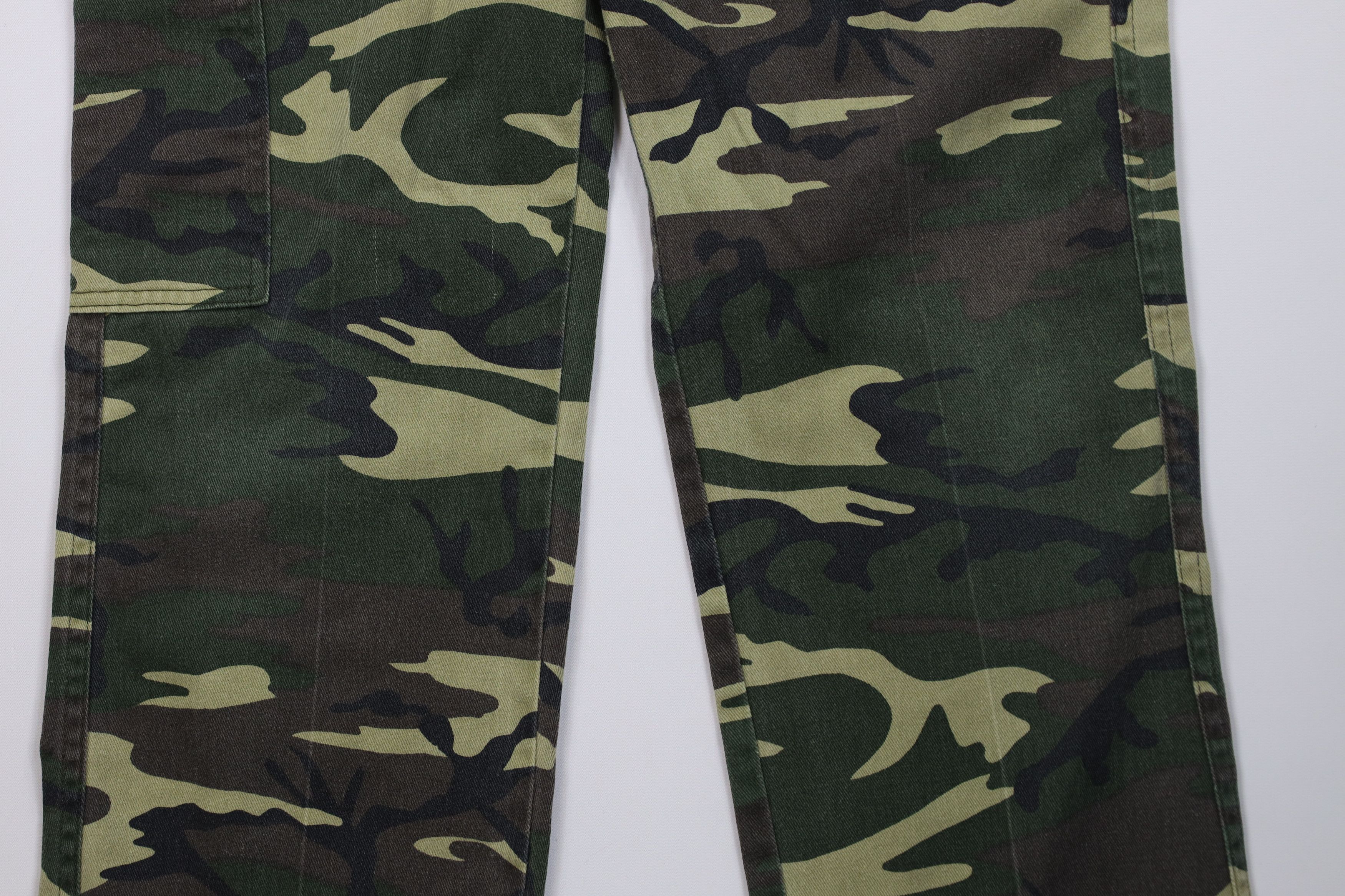 Vintage Vintage 70s Streetwear Camouflage Utility Cargo Pants USA Size US 32 / EU 48 - 3 Thumbnail