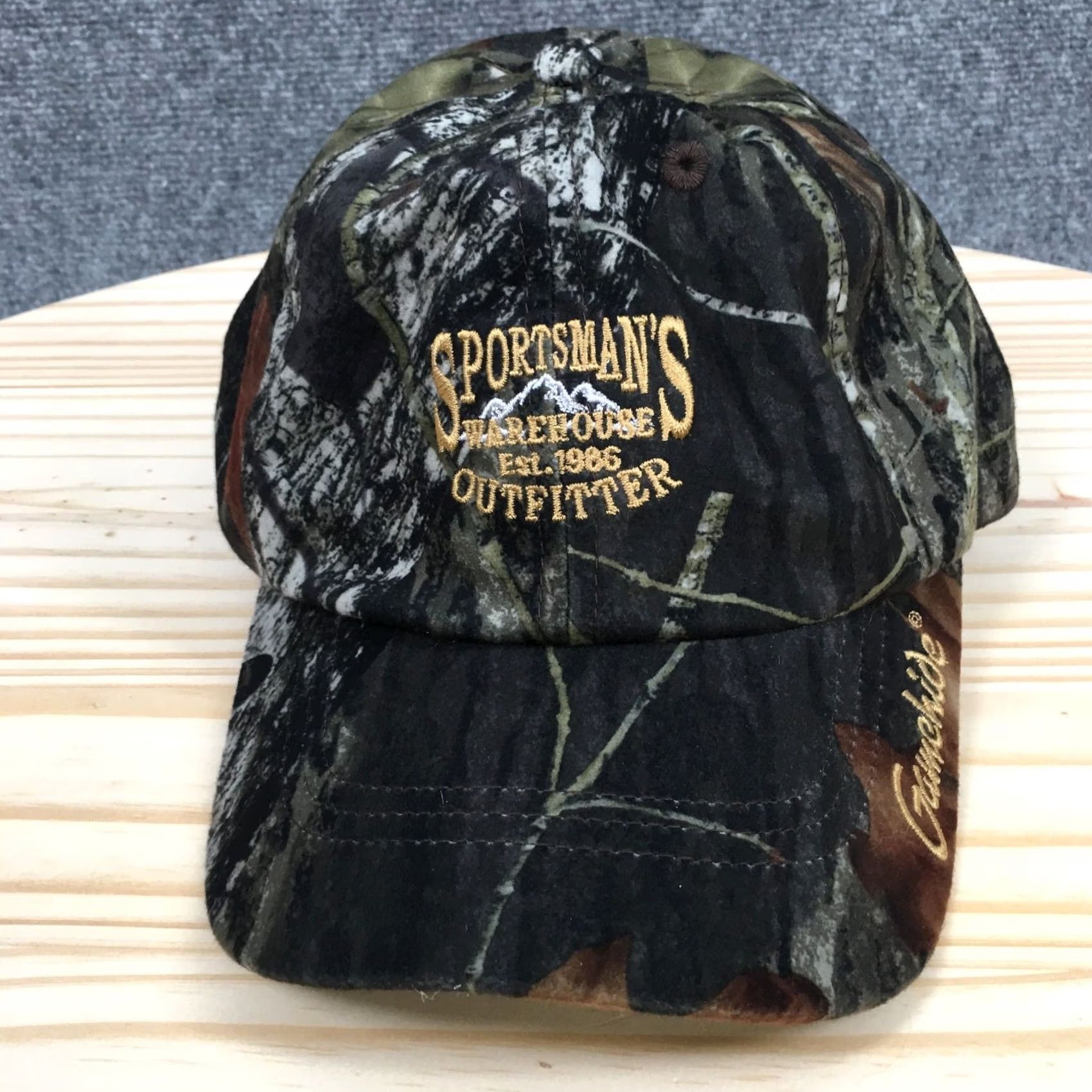 Vintage Gamehide Baseball Cap Sportsmans Outfitters Unisex Green Camo OS Embroidered Size ONE SIZE - 2 Thumbnail