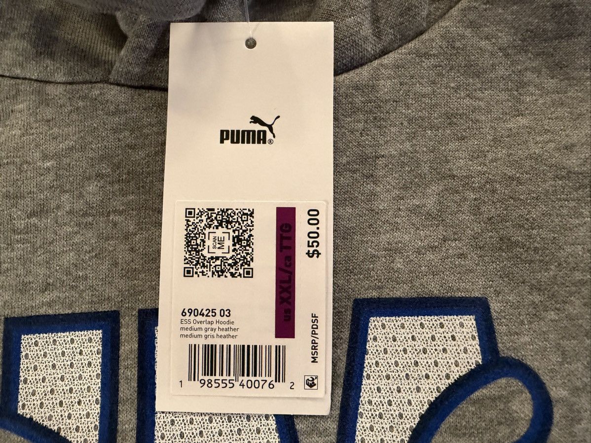 Puma Puma Essentials Overlap Hoodie Long Sleeve Pullover Logo NWT Size US XXL / EU 58 / 5 - 3 Thumbnail