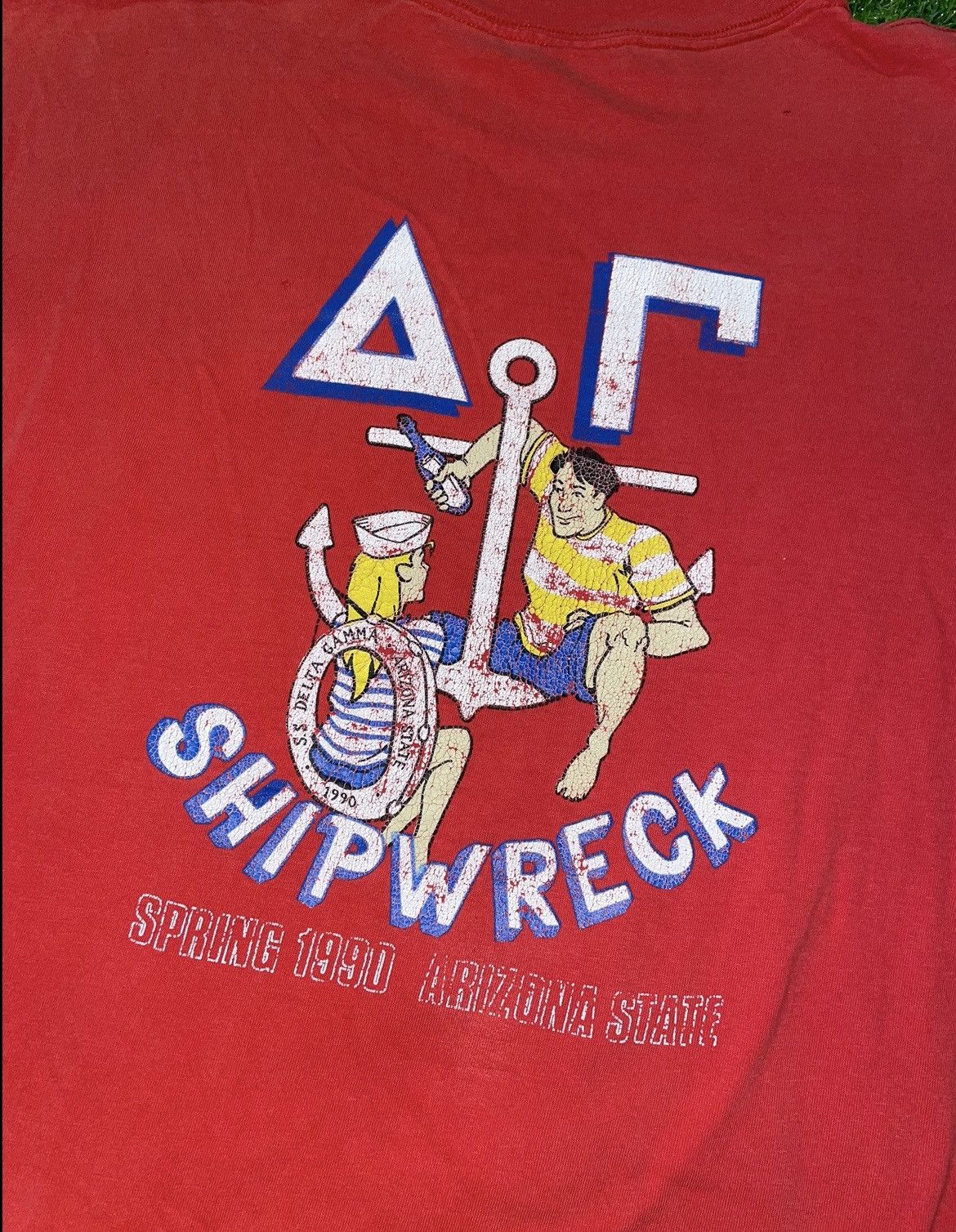 Vintage Vintage Arizona State Shipwreck 1990 Tee Shirt Size XL Size US XL / EU 56 / 4 - 3 Thumbnail
