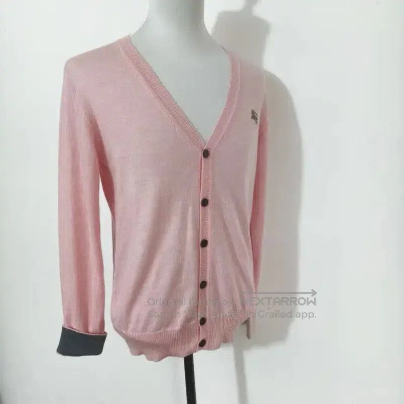 Burberry Burberry Pink Wool Men's Cardigan. Size US S / EU 44-46 / 1 - 3 Thumbnail