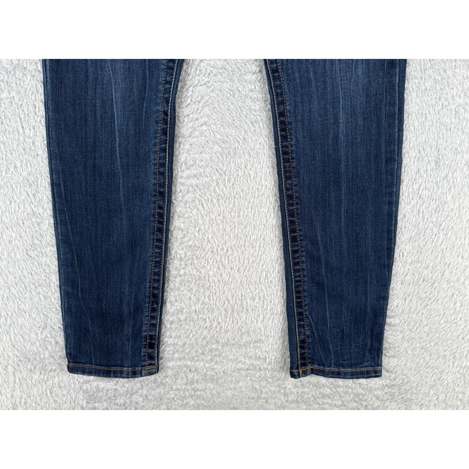 Vintage Seven7 Jeans Women 8 Blue Denim Tummyless High Rise Skinny Cotton Blend 28x28 Jeans Women 8 Blue Denim Skinny 28x28 Size 30" / US 8 / IT 44 - 2 Thumbnail
