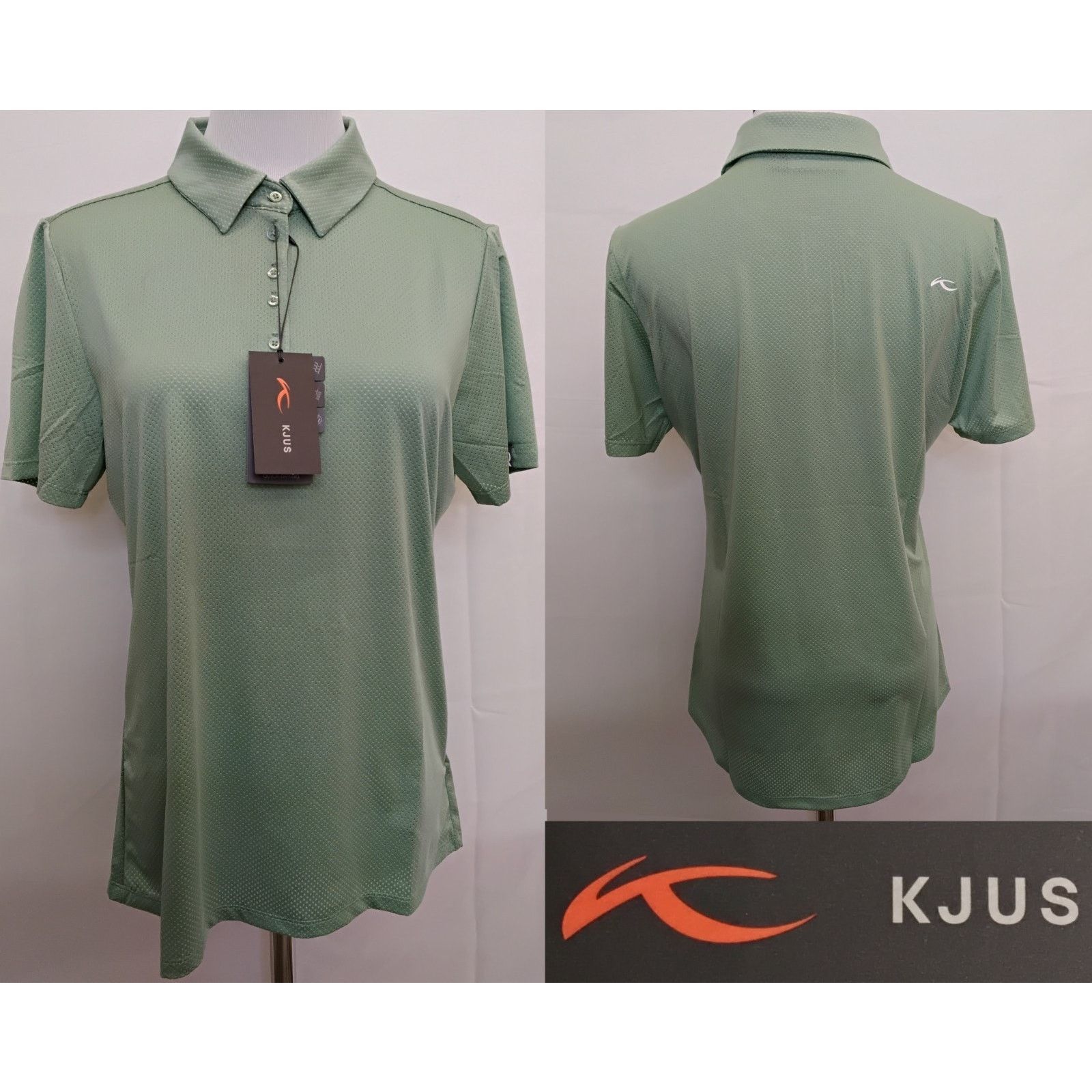 KJUS Kjus Women's Eve Polo Size 40/L Green Light Weight Golf Size L / US 10 / IT 46 - 1 Thumbnail