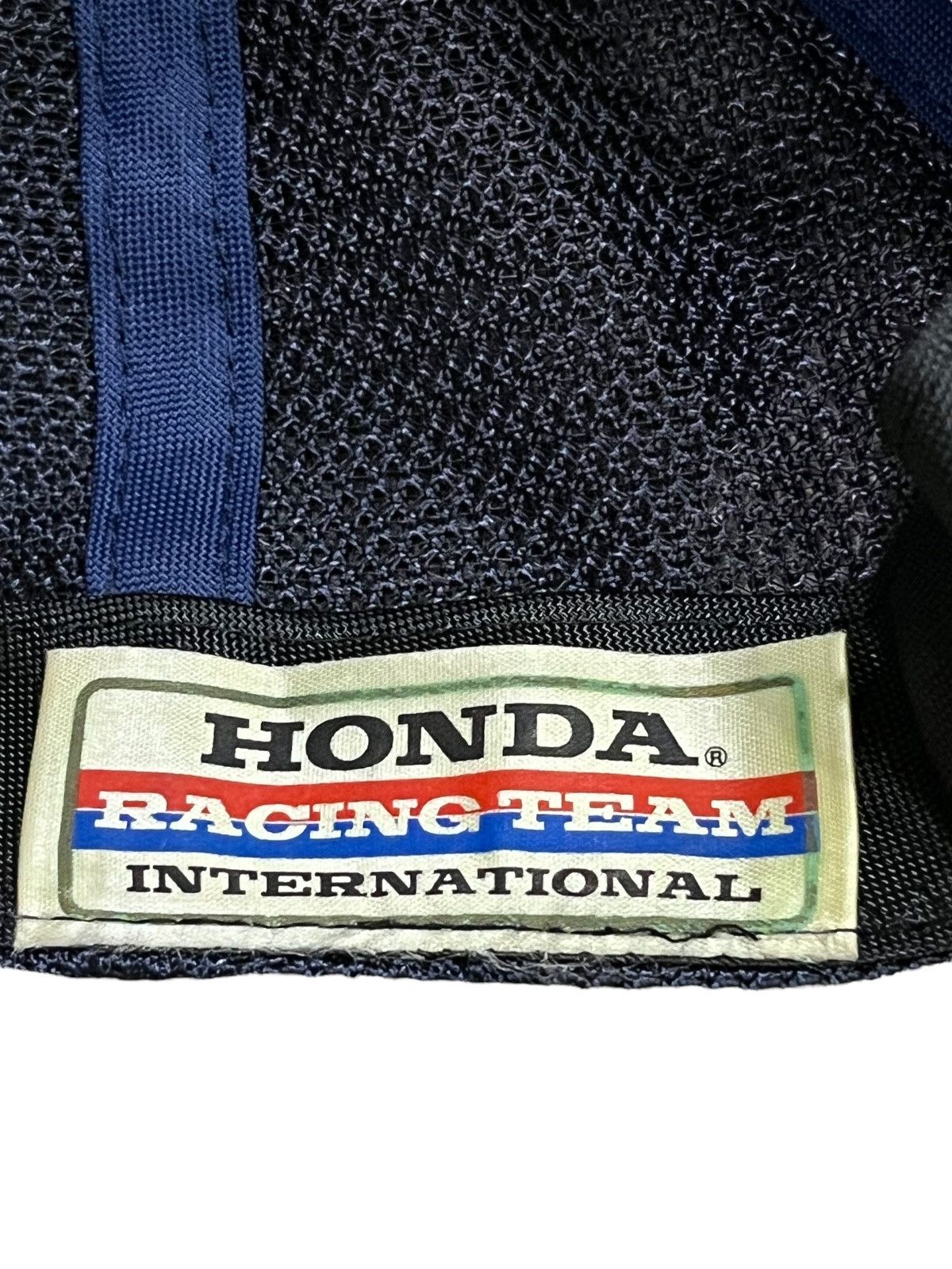 Honda 🏁VINTAGE 80’s HONDA RACING TEAM Strapback Trucker Hat Size ONE SIZE - 9 Thumbnail