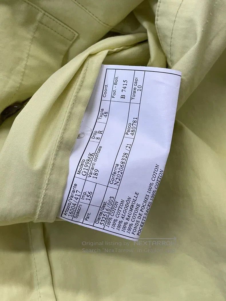Hermes Hermes Yellow Shirt Blazer Jacket. Size US S / EU 44-46 / 1 - 4 Thumbnail