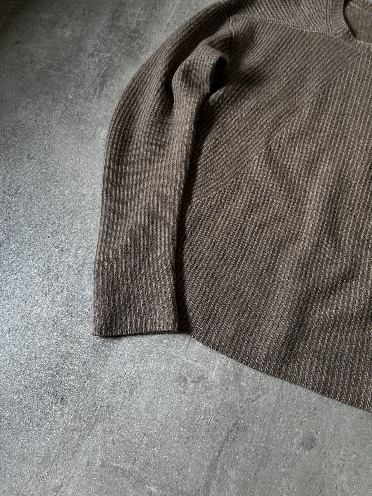 Rick Owens Rick Owens Mastodon FW16 wool cashmere brown sweater Size US L / EU 52-54 / 3 - 5 Thumbnail