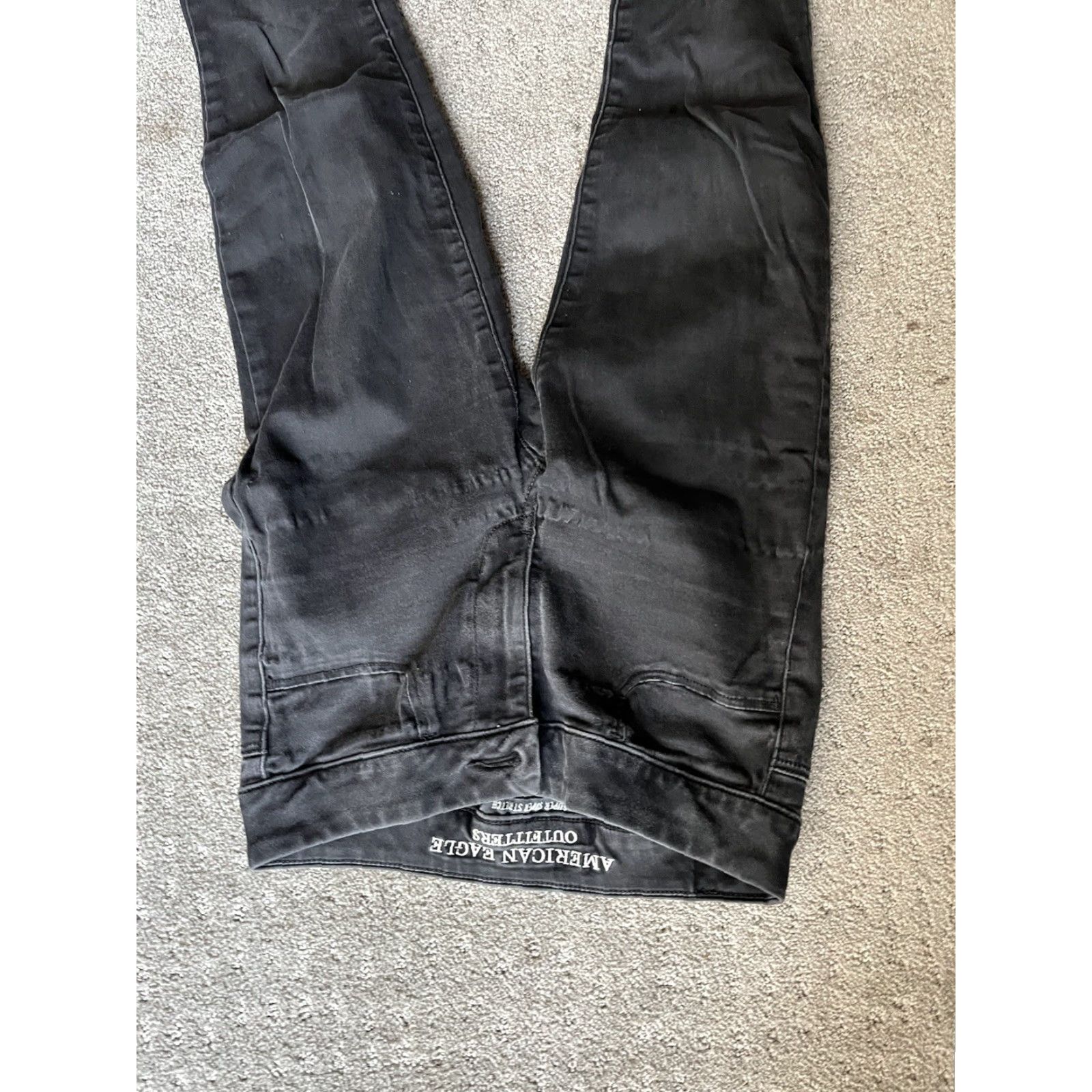 American Eagle Outfitters American Eagle Outfitters Jeans Women Size 2 Black Mid Rise Ankle Legging Stretch 5-Pocket Denim 27.5in Size 26" / US 2 / IT 38 - 5 Thumbnail