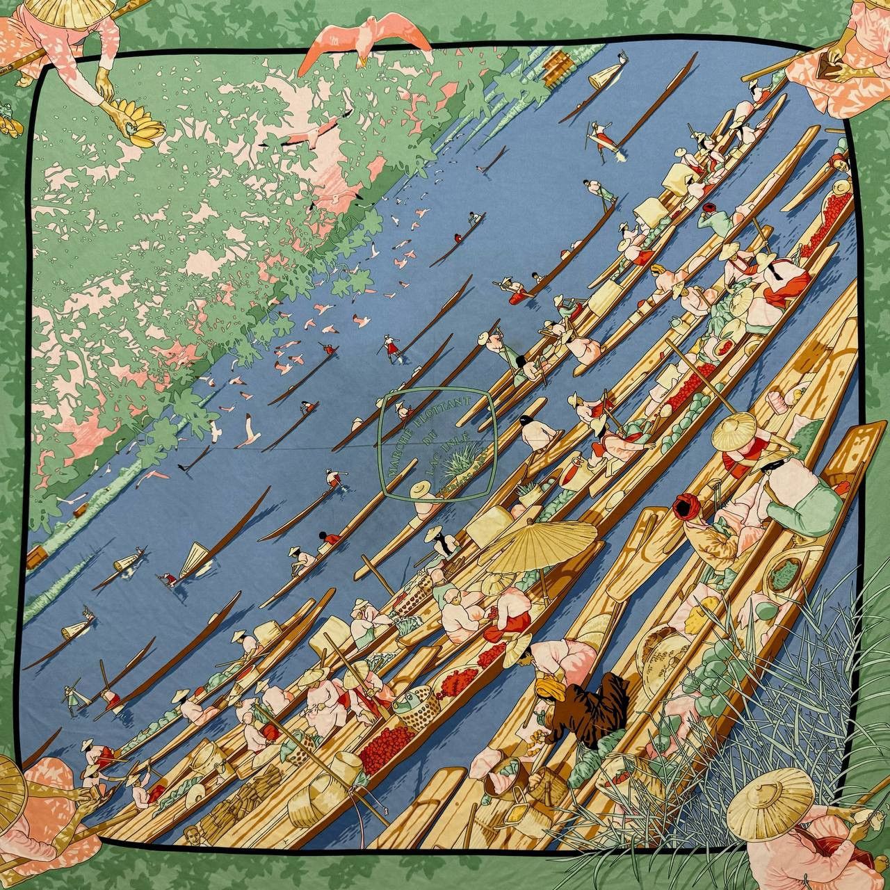 Hermes Marche Flottant du Lac Inle" by D. Rybaltchenko