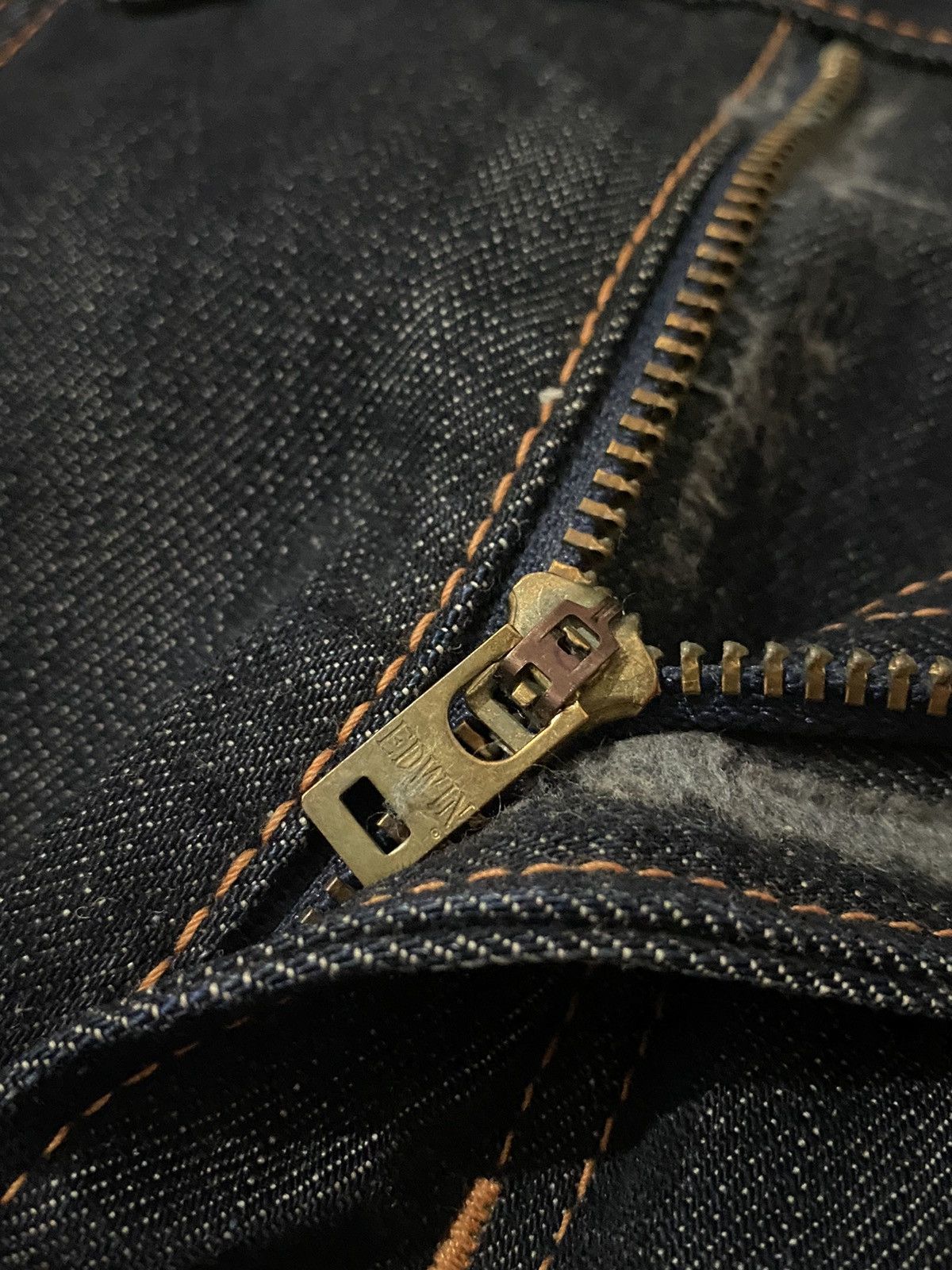 Edwin × Hysteric Glamour × Japanese Brand Edwin Japan 503 Regular Creased Line Whiskers Washed Size US 34 / EU 50 - 17 Thumbnail