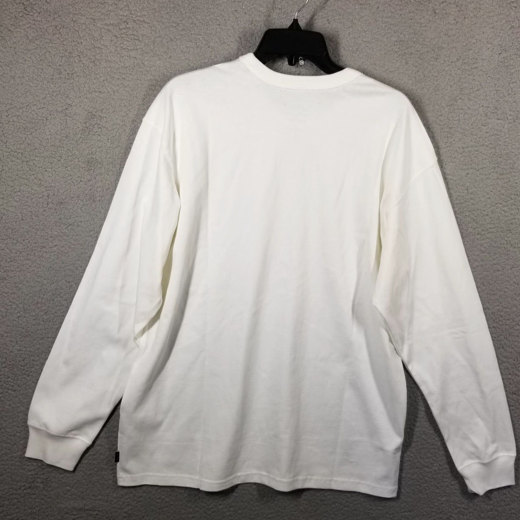 Nike Nike Men’s Long Sleeve T-Shirt Cotton Logo Crew Neck Sports White M Size US M / EU 48-50 / 2 - 2 Thumbnail