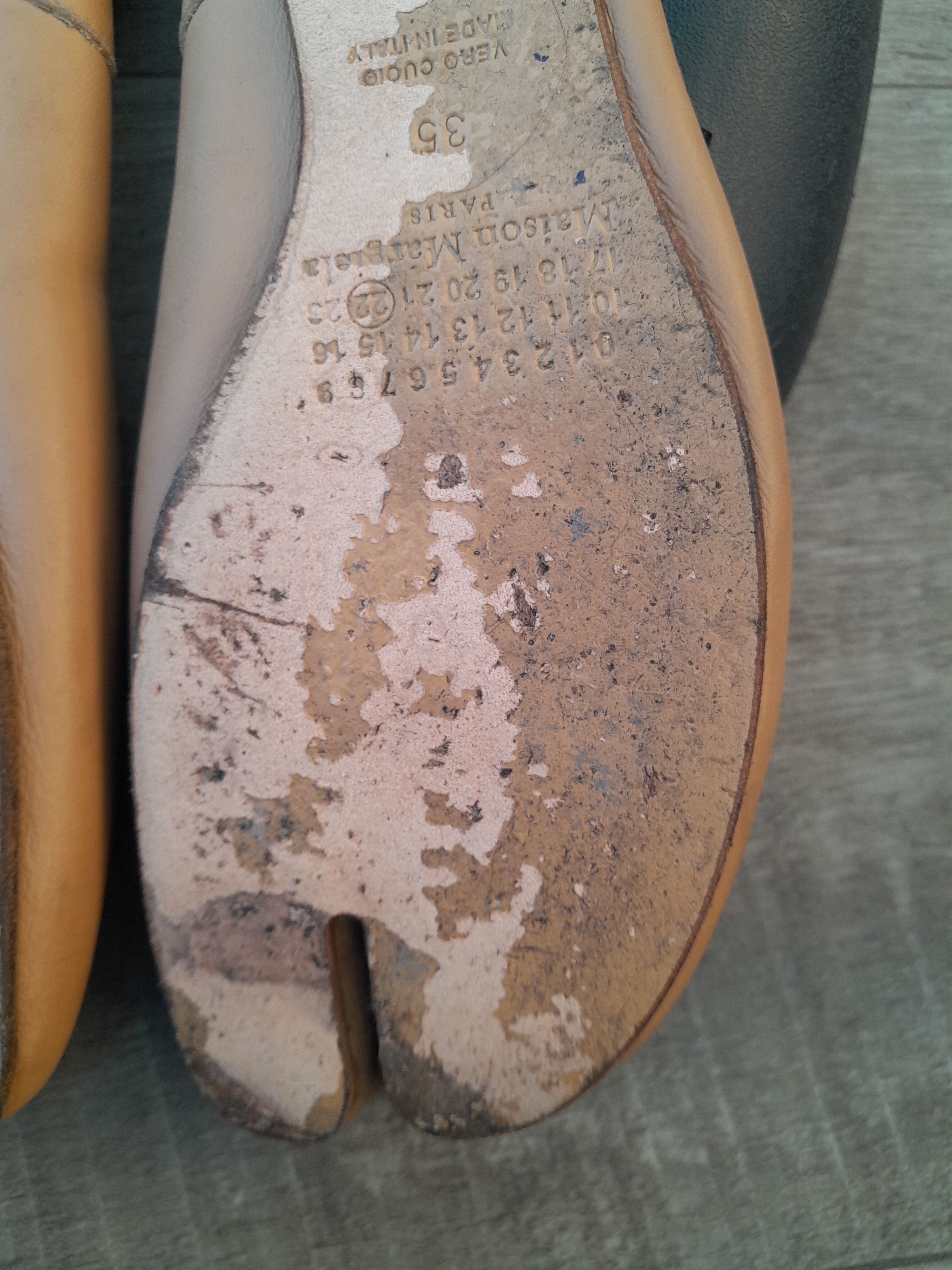 Maison Margiela Tabi leather ballet flats Size US 5 / IT 35 - 13 Thumbnail