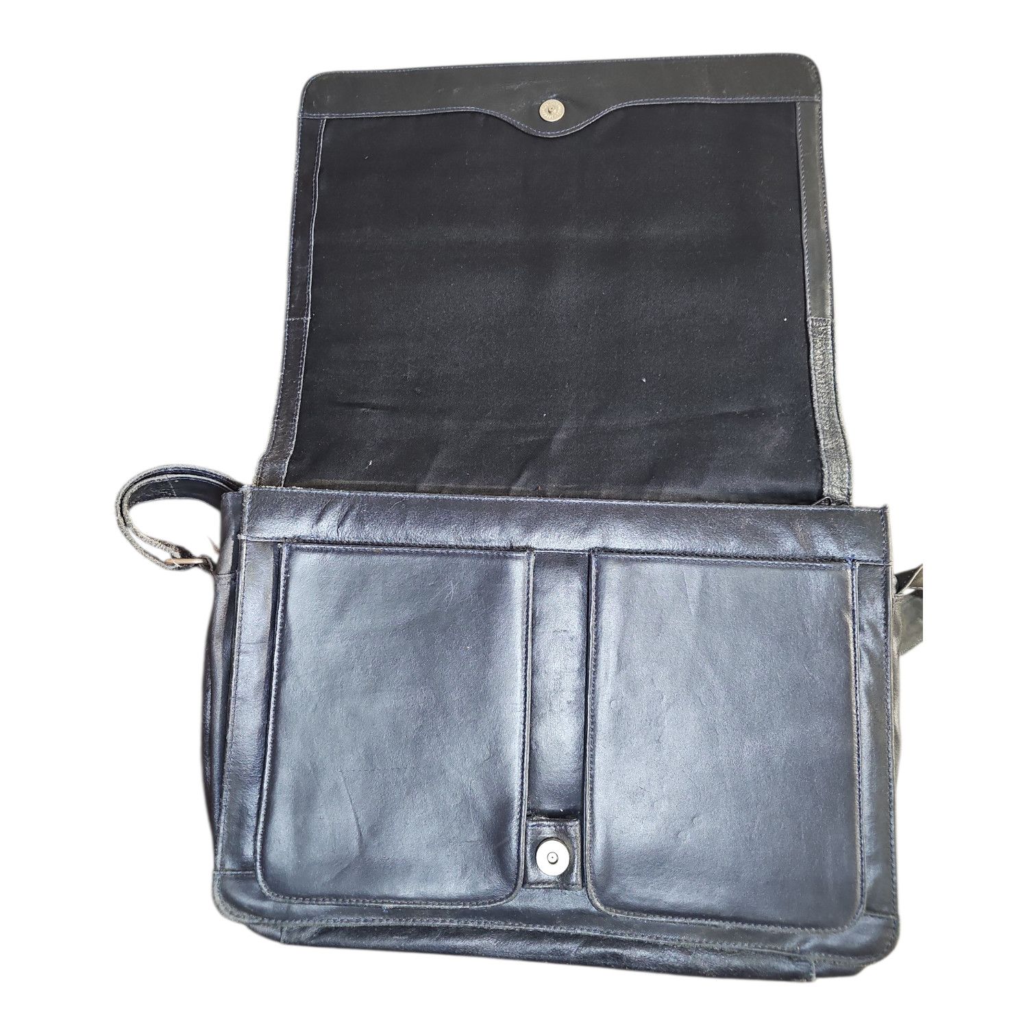 Other Wilsons Leather M Julian Black Messenger Bag Size ONE SIZE - 3 Thumbnail