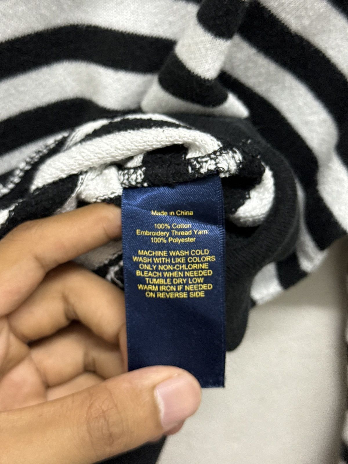 Polo Ralph Lauren Polo Ralph Lauren Stripe Hoodie Size US XS / EU 42 / 0 - 5 Thumbnail