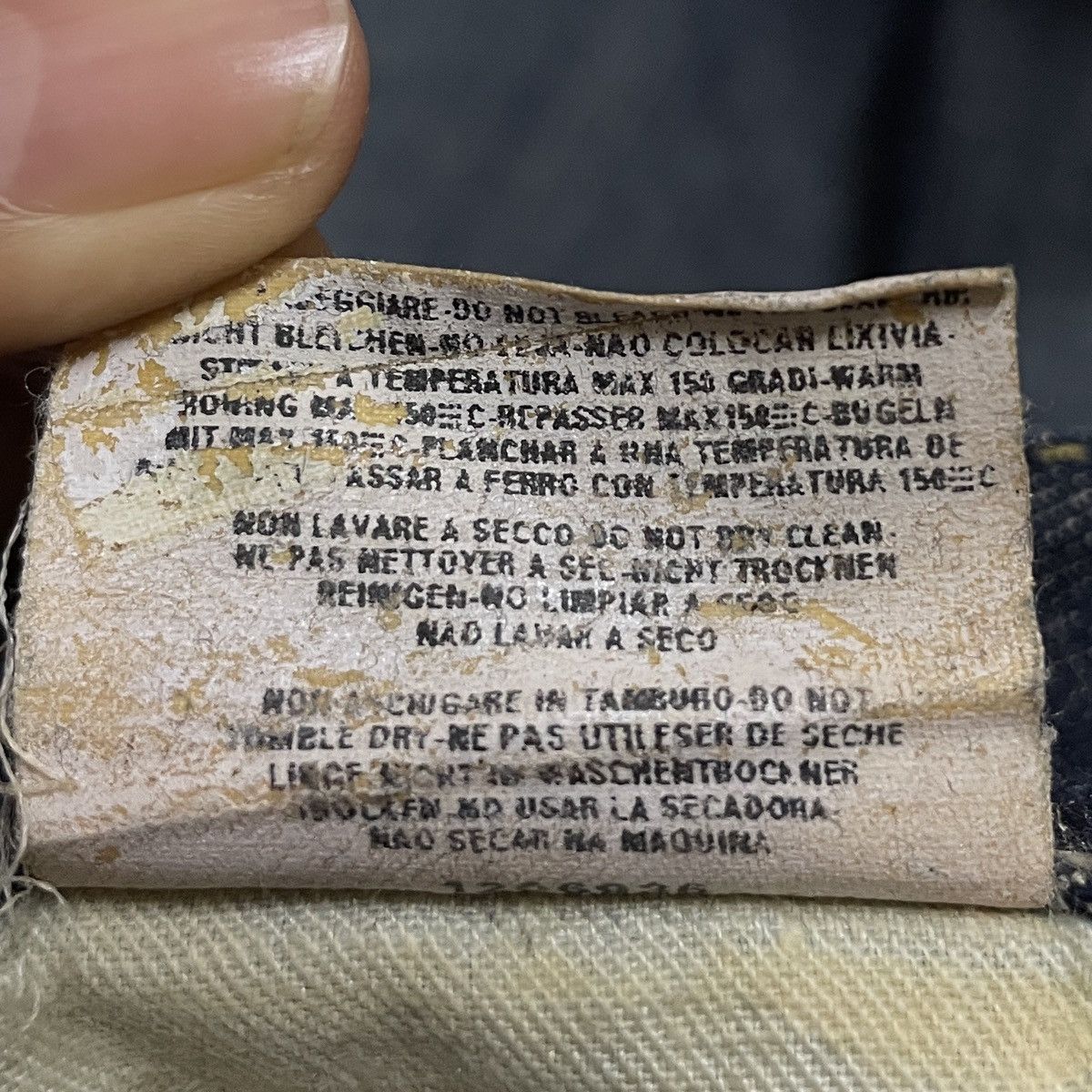 Replay Rare Design Vintage Brand Replay Distressed Jeans 1990s Size US 33 - 14 Thumbnail