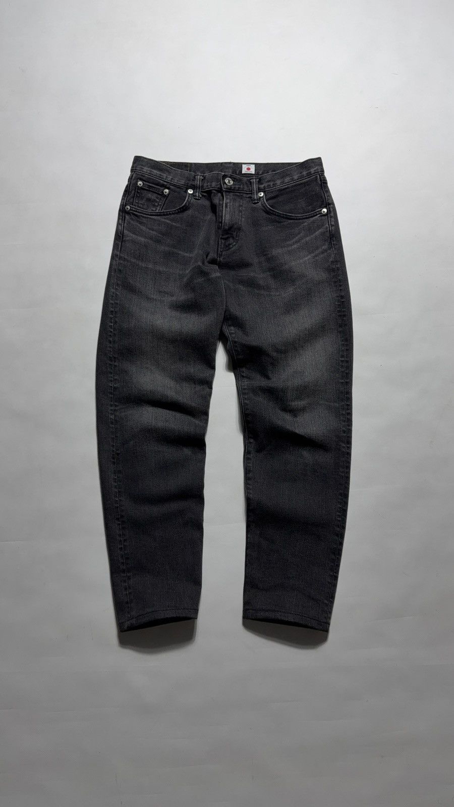 Edwin Edwin Made in Japan Regular Tapered Washed Black Men’s Jeans Size US 28 / EU 44 - 2 Thumbnail