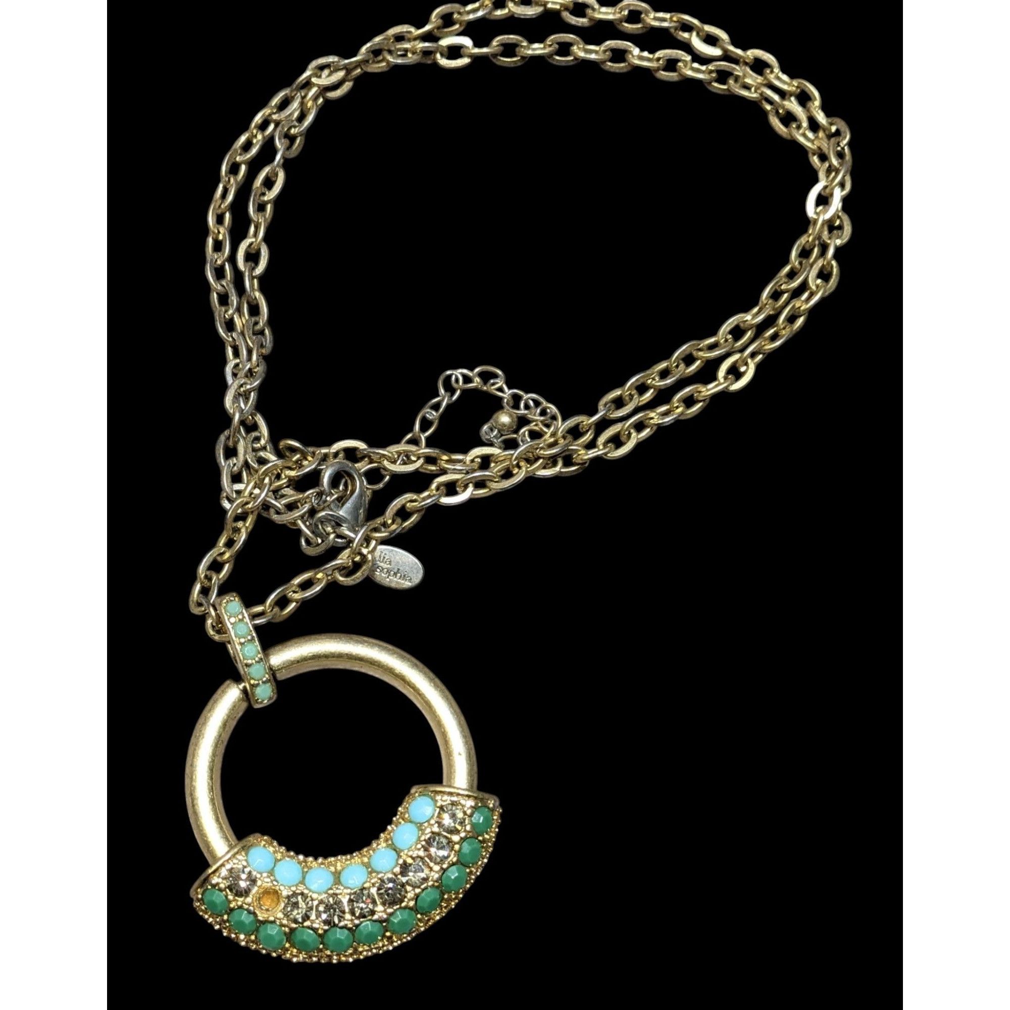 Other Lia Sophia Mirage Rhinestone Embellished Bohemian Pendant Ne Size ONE SIZE - 1 Thumbnail