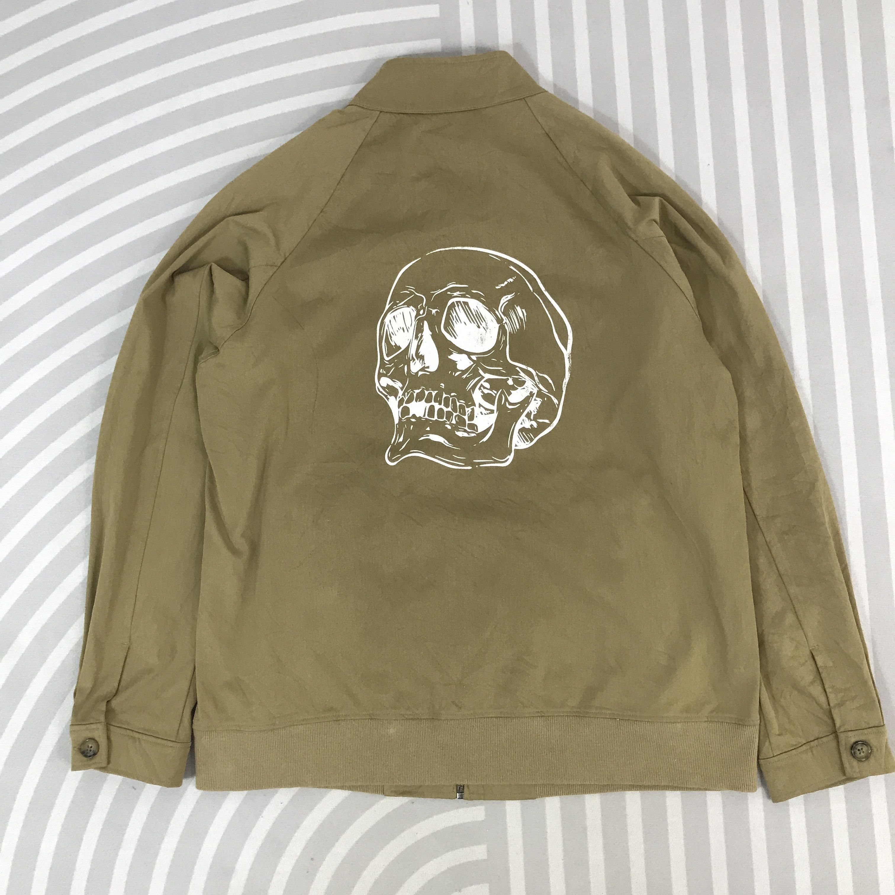 Eddie Bauer × Japanese Brand × Vintage Vintage Eddie Bauer Skull Art Design Jacket Size US M / EU 48-50 / 2 - 1 Thumbnail