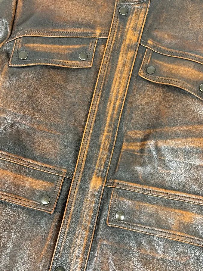 Isaac Sellam Experience Isaac Sellam Experience Brown Bronze Aged Leather Jacket Size US S / EU 44-46 / 1 - 9 Thumbnail