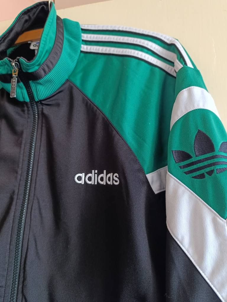 Adidas Original Adidas Vintage 90’s Tracktop - Rare / 3 Stripes Size US XL / EU 56 / 4 - 2 Thumbnail