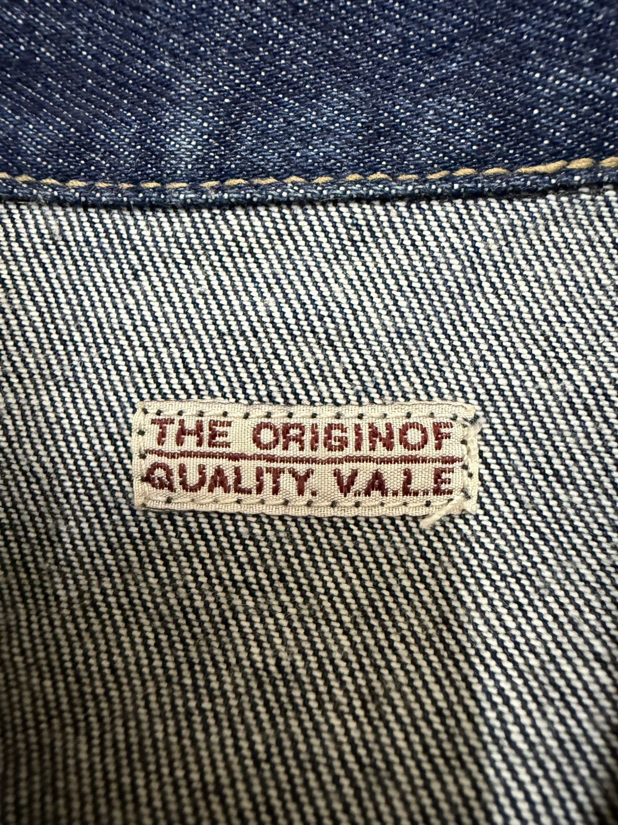 Japanese Brand The Origin Of Quality V.A.L.E. Denim Jacket Size S / US 4 / IT 40 - 5 Thumbnail