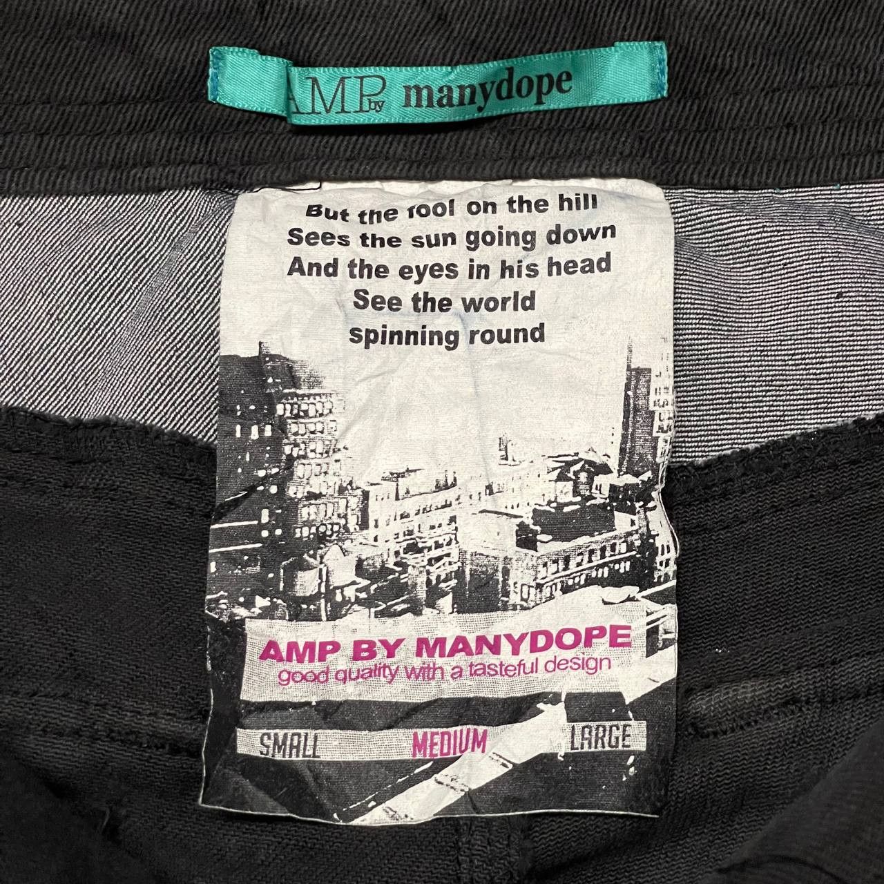 AMP Vintage AMP by Manydope Multi Pocket Zipper Pants Size US 32 / EU 48 - 11 Thumbnail