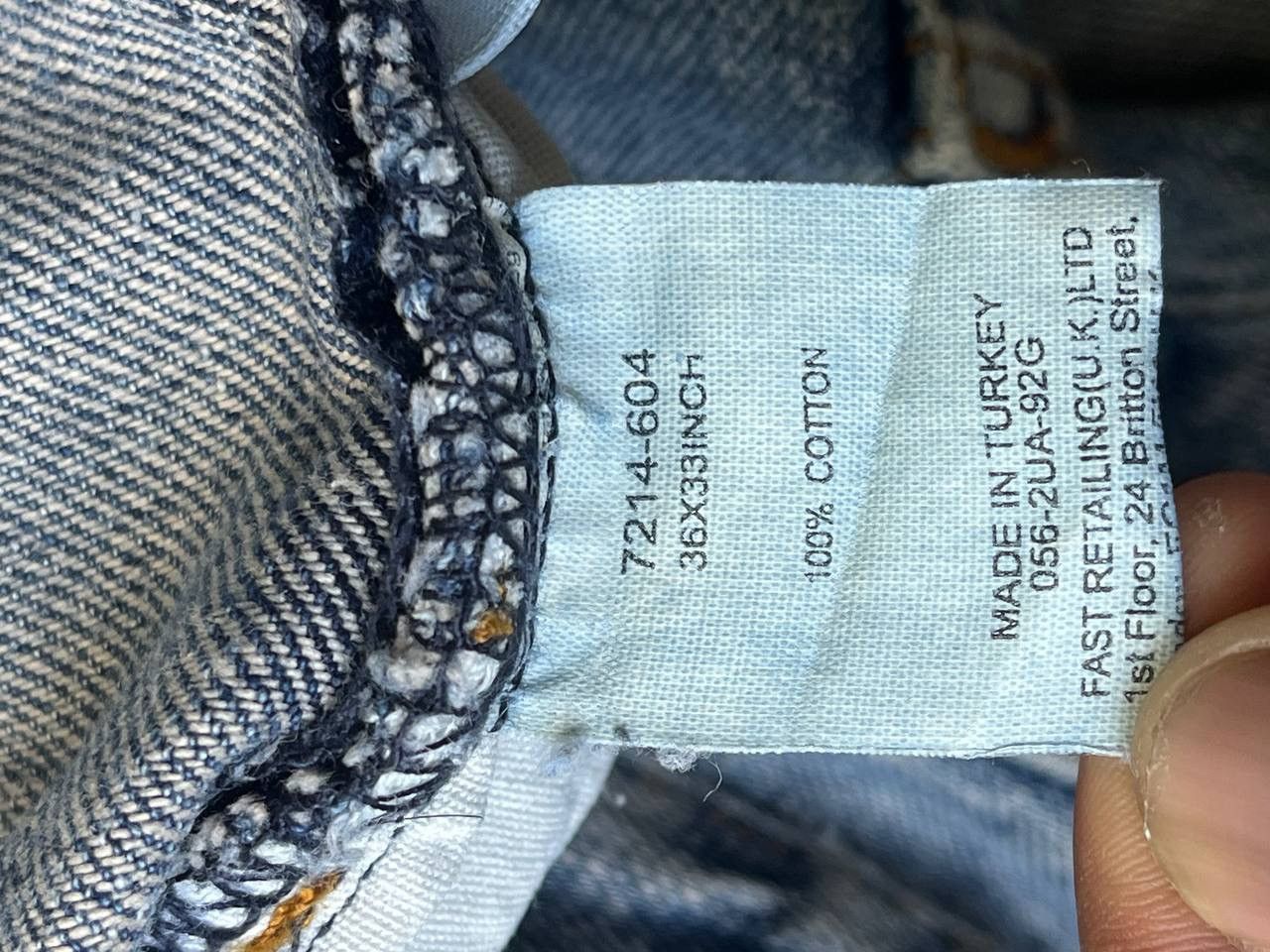Uniqlo UNIQLO BAGGY DISTRESSED AND FADED VINTAGE LOOK.STYLE Size US 37 - 12 Thumbnail