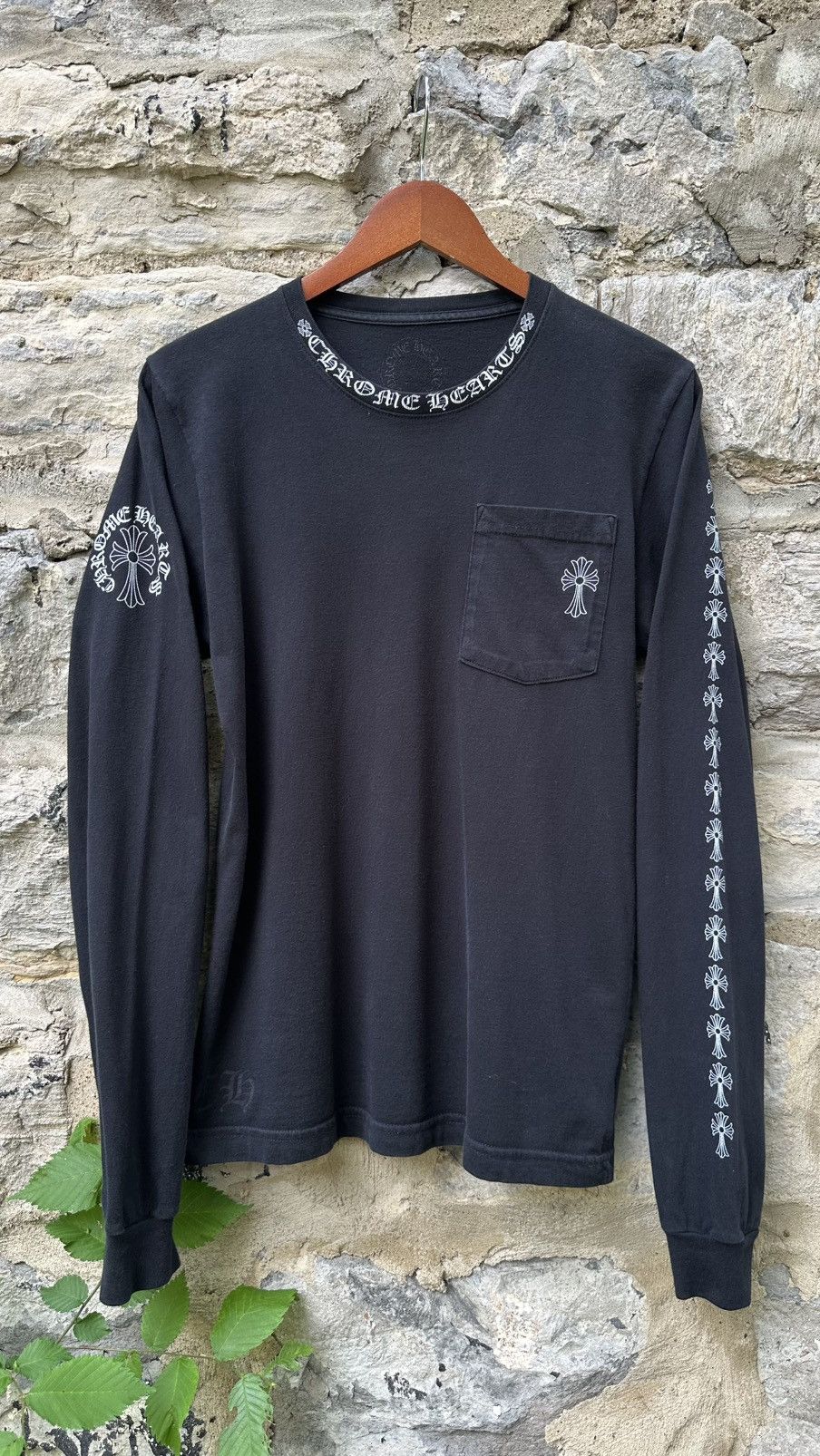 Chrome Hearts × Vintage Chrome Hearts Vintage Scroll Sleeve Logo