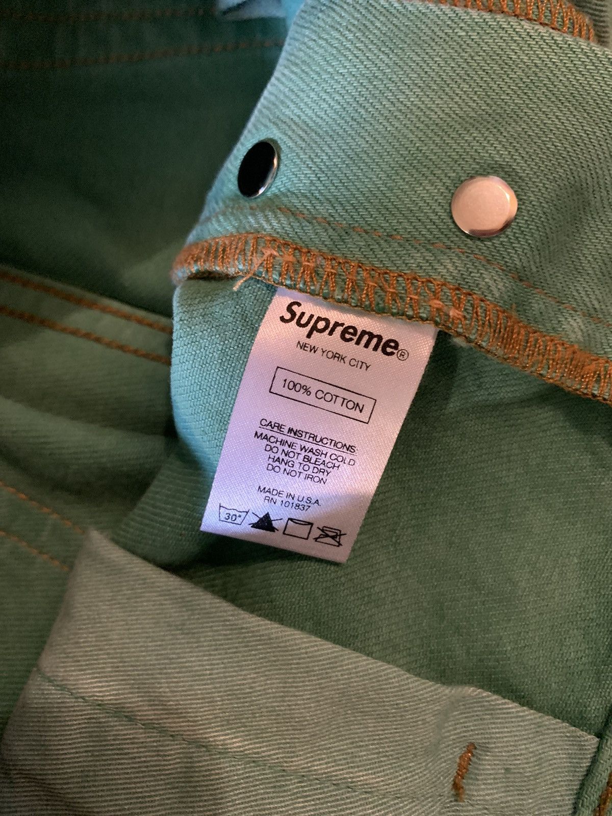 Supreme Supreme Regular Jeans Size US 32 / EU 48 - 7 Thumbnail