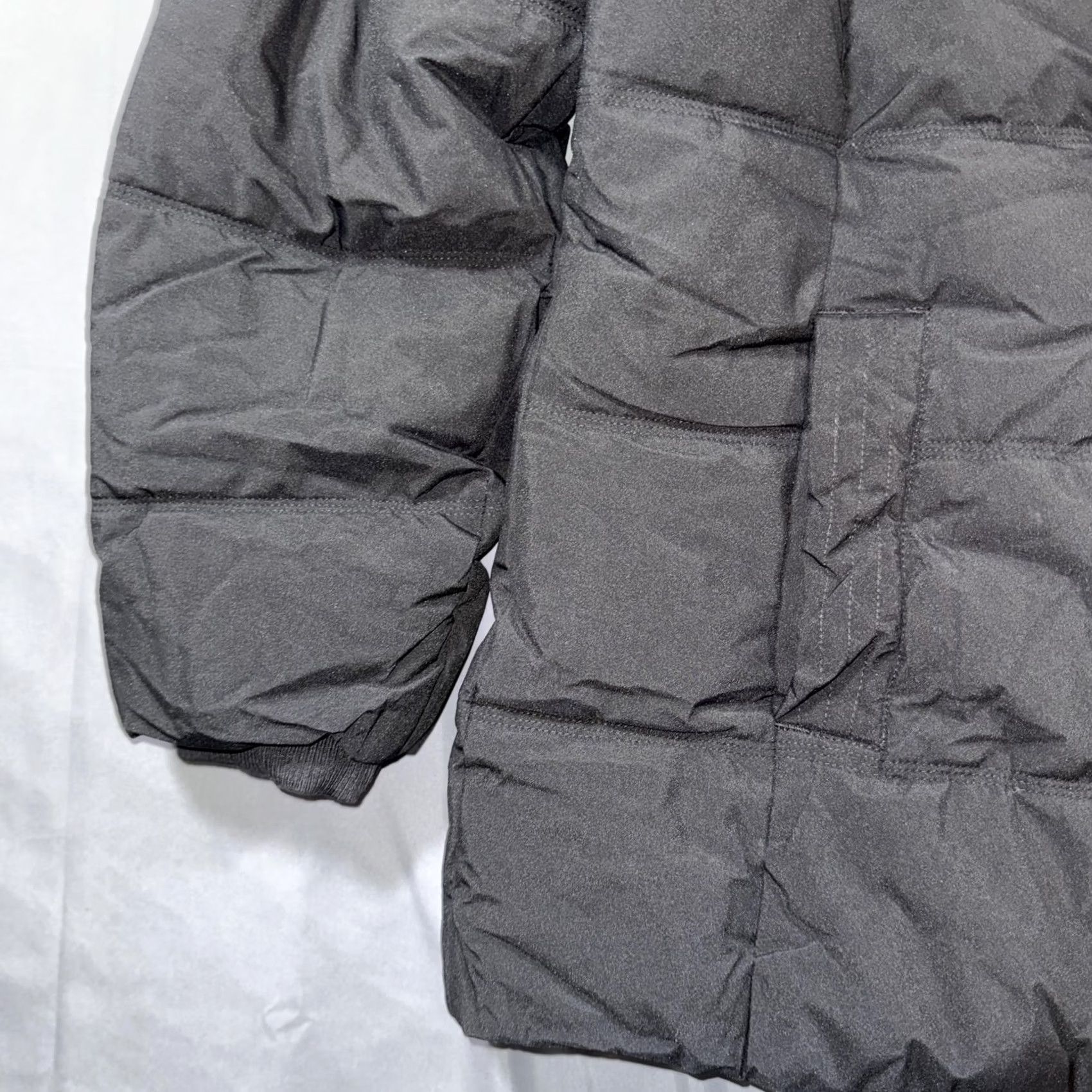 Vintage Wantdo Coat Women’s XL Black Hooded Puffer Zip Parka Insulated Winter Jacket Size XL / US 12-14 / IT 48-50 - 6 Thumbnail