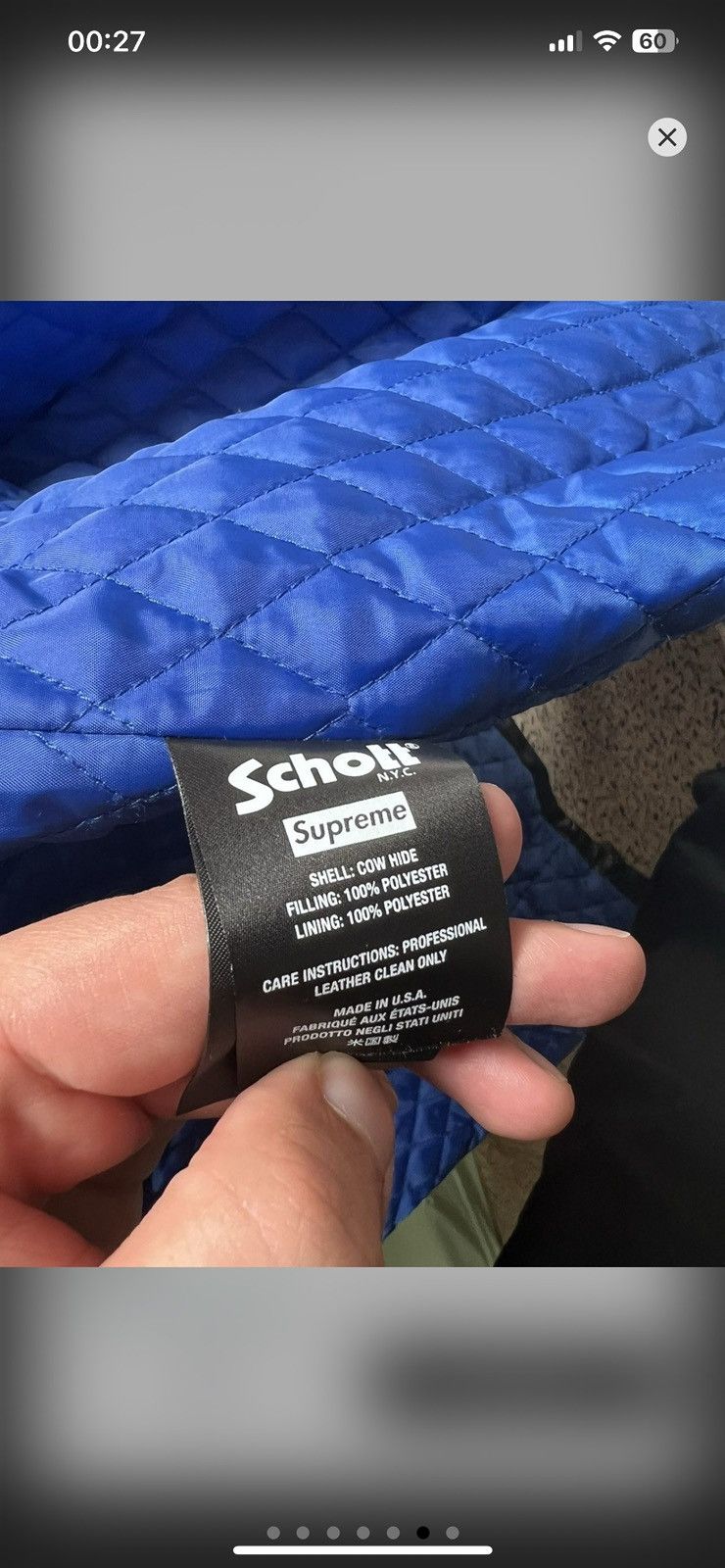 Junya Watanabe × Schott × Supreme Supreme x Schott x JUNYA WATANABE Leather Trench Coat Size US L / EU 52-54 / 3 - 5 Thumbnail
