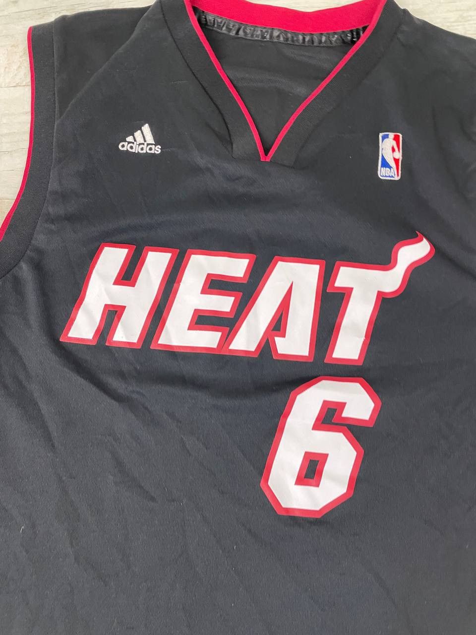 Adidas Adidas Miami Heat LeBron James #6 NBA Basketball Jersey Size US S / EU 44-46 / 1 - 7 Thumbnail