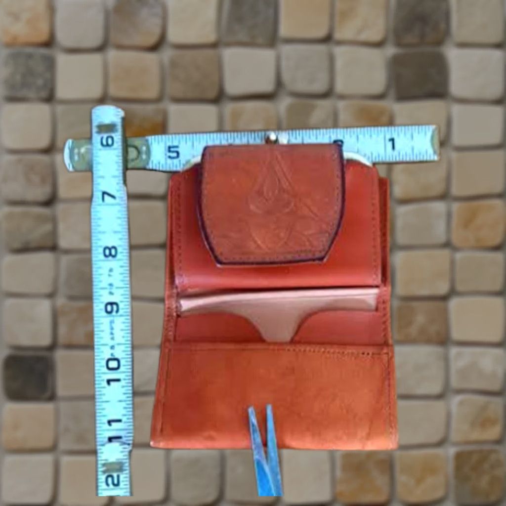 Changes ROLFS Genuine Leather Coin Wallet Purse Women Brown Mary Lou Change Purse Card Folding Fun Style Size ONE SIZE - 1 Thumbnail