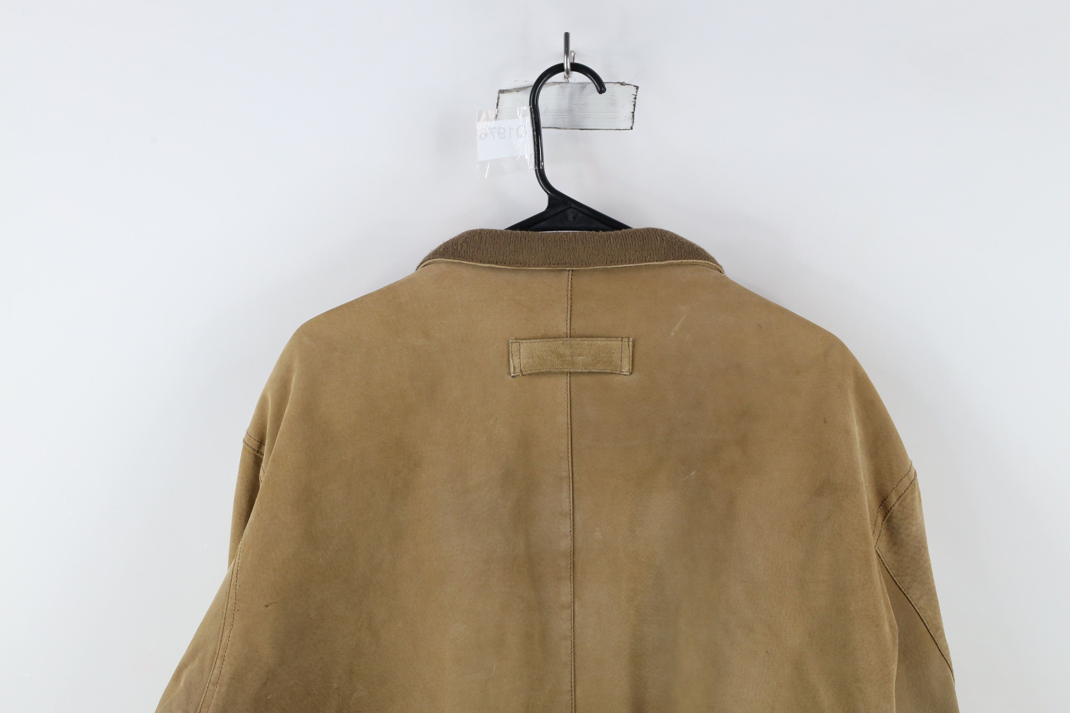 Vintage Vintage 90s Streetwear Leather Cafe Racer Bomber Jacket Size US L / EU 52-54 / 3 - 14 Thumbnail
