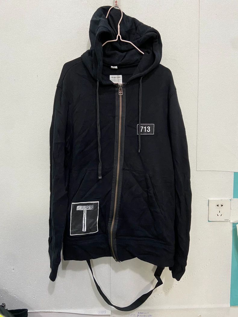 Helmut Lang HELMUT LANG Thin velvet hooded sports jacket Size US L / EU 52-54 / 3 - 1 Thumbnail