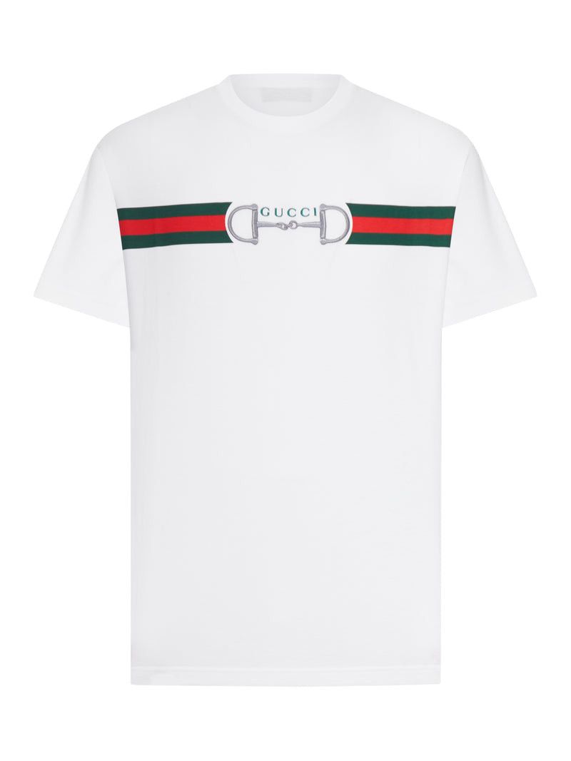 COTTON JERSEY T-SHIRT WITH EMBROIDERY