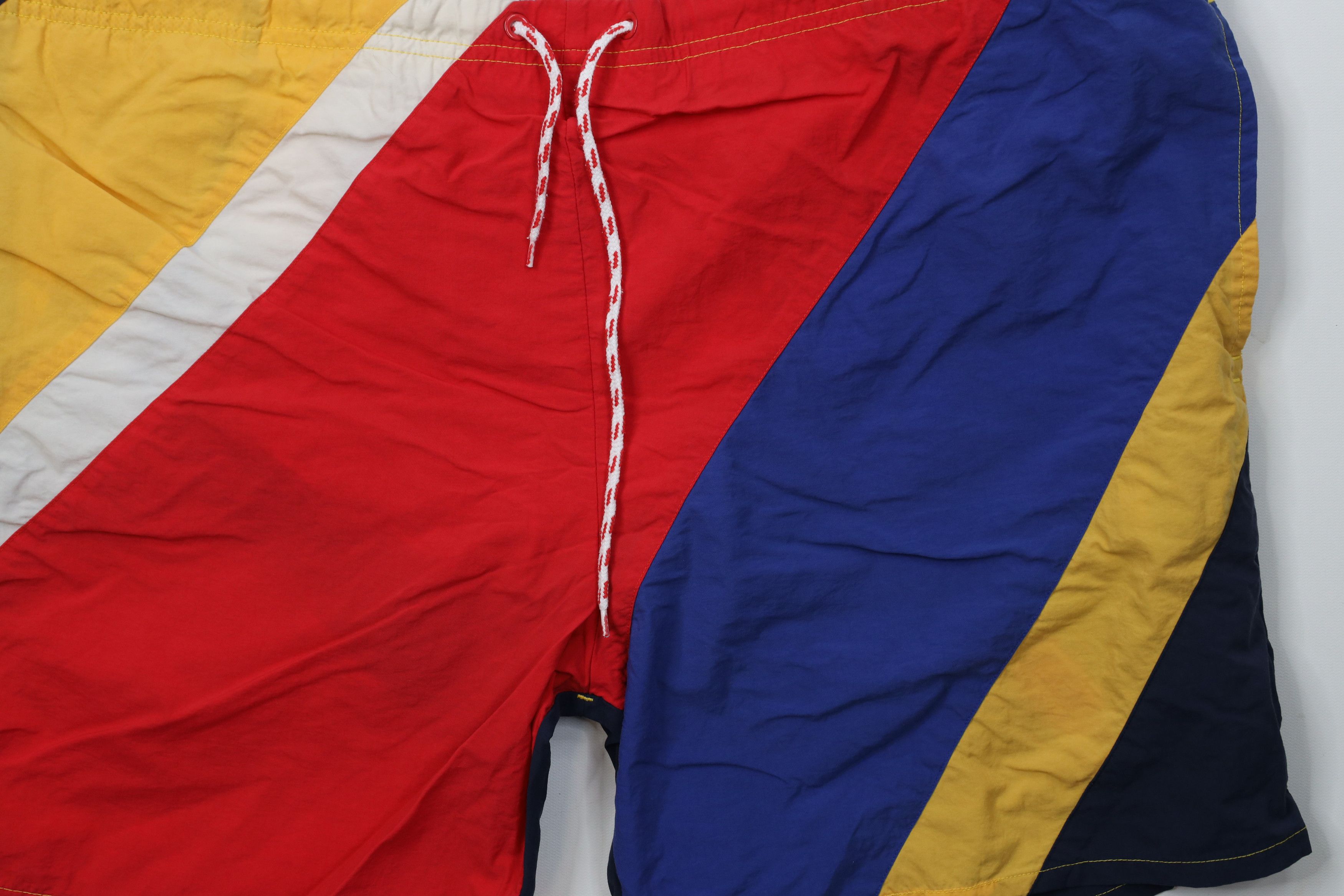 Nautica AS IS Vintage 90s Nautica Block Lined Shorts Swim Trunks Size US 38 / EU 54 - 3 Thumbnail