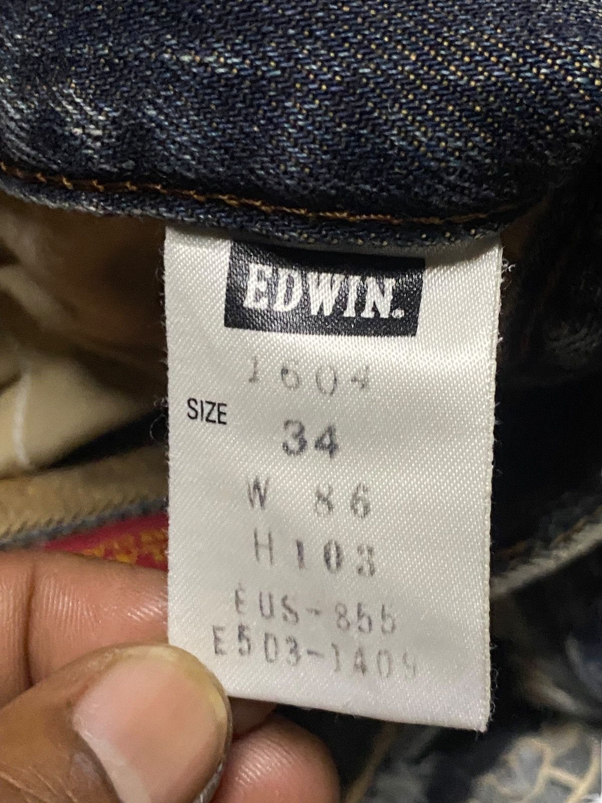 Junya Watanabe Vintage Japanese Brand Edwin Us Classic Distressed Jeans Size US 34 / EU 50 - 18 Thumbnail