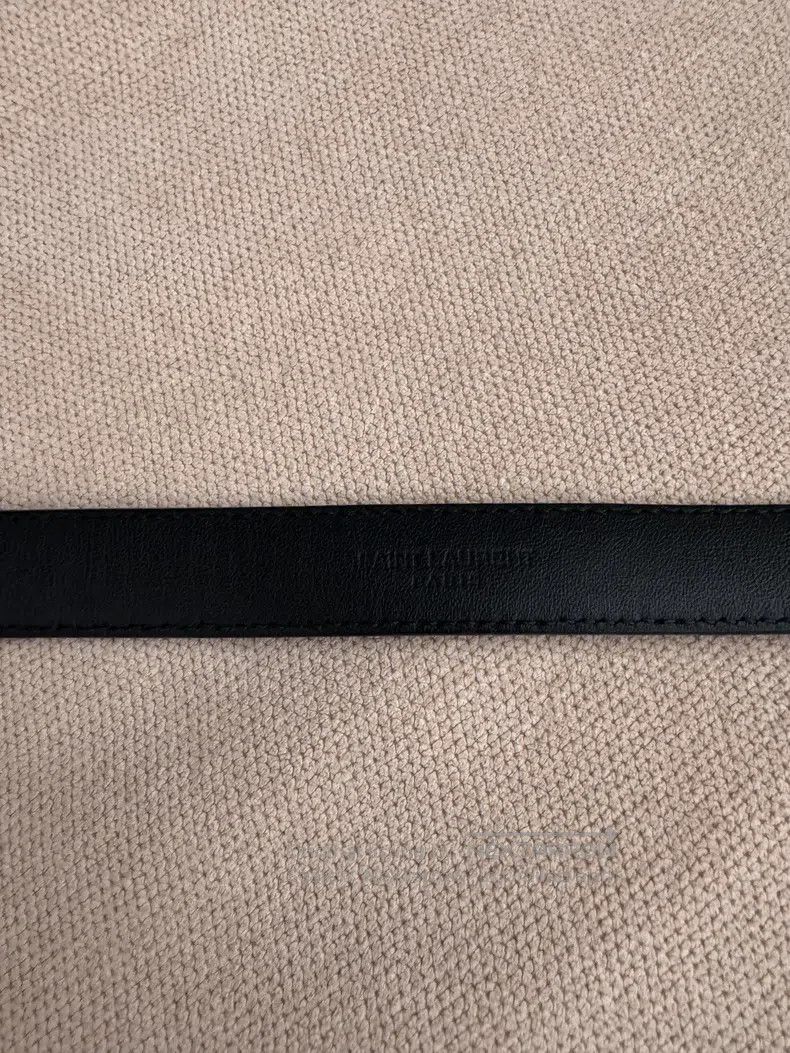 Saint Laurent Paris Saint Laurent Paris size 85 Black silver belt Size ONE SIZE - 5 Thumbnail