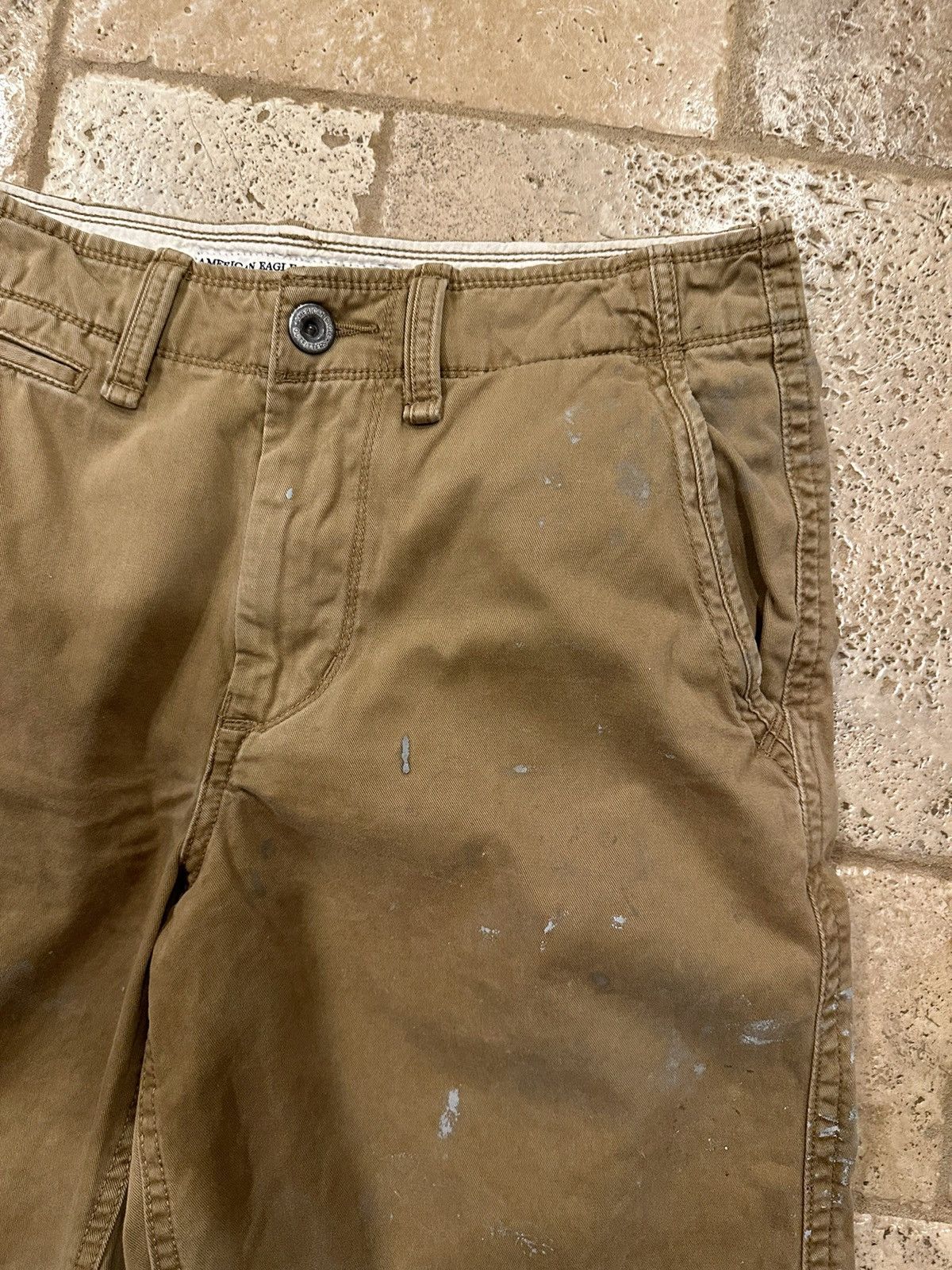 American Eagle Outfitters × Vintage Vintage American Outfitters Tan painter Shorts Size US 32 / EU 48 - 4 Thumbnail