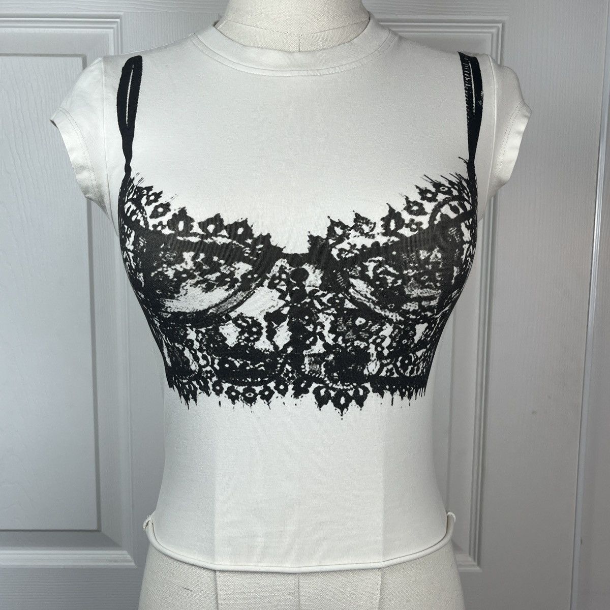 Other Full tilt white faux bra crop top Size XS / US 0-2 / IT 36-38 - 1 Thumbnail
