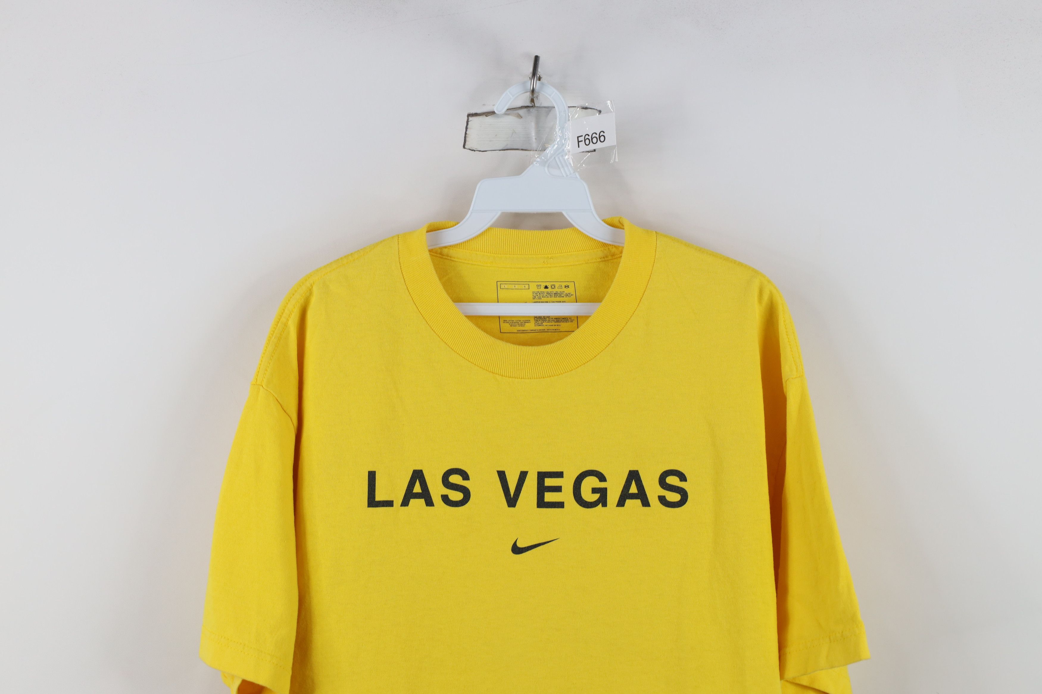 Nike Vintage Nike Scott Center Swoosh Las Vegas T-Shirt Yellow Size US L / EU 52-54 / 3 - 2 Thumbnail