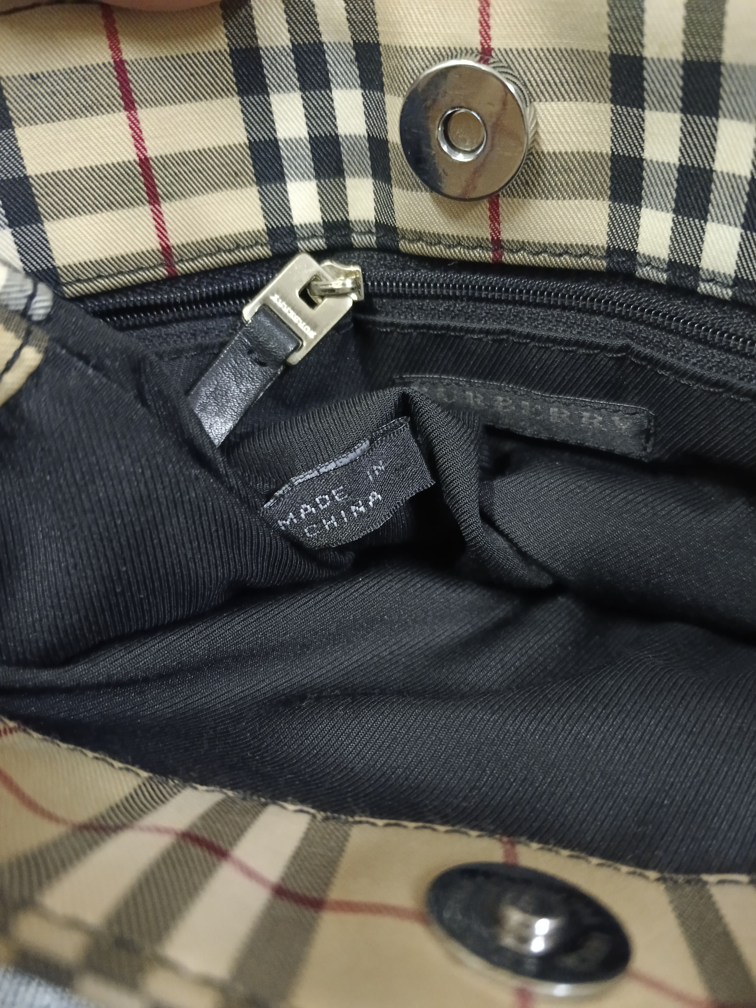 Burberry BURBERRY LONDON NOVA CHECK HANDLE BAG Size ONE SIZE - 7 Thumbnail