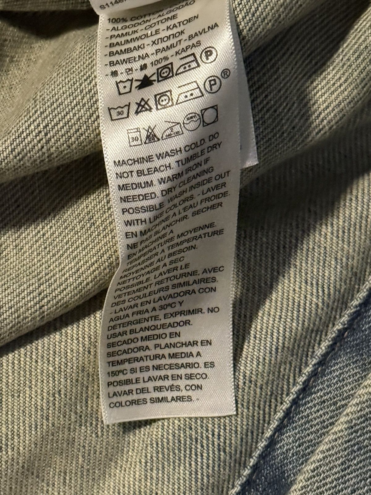 DENIM TEARS Denim Tears Dirty Wash Type 2 Denim Jacket Brand New BNWT DS Size US XL / EU 56 / 4 - 13 Thumbnail