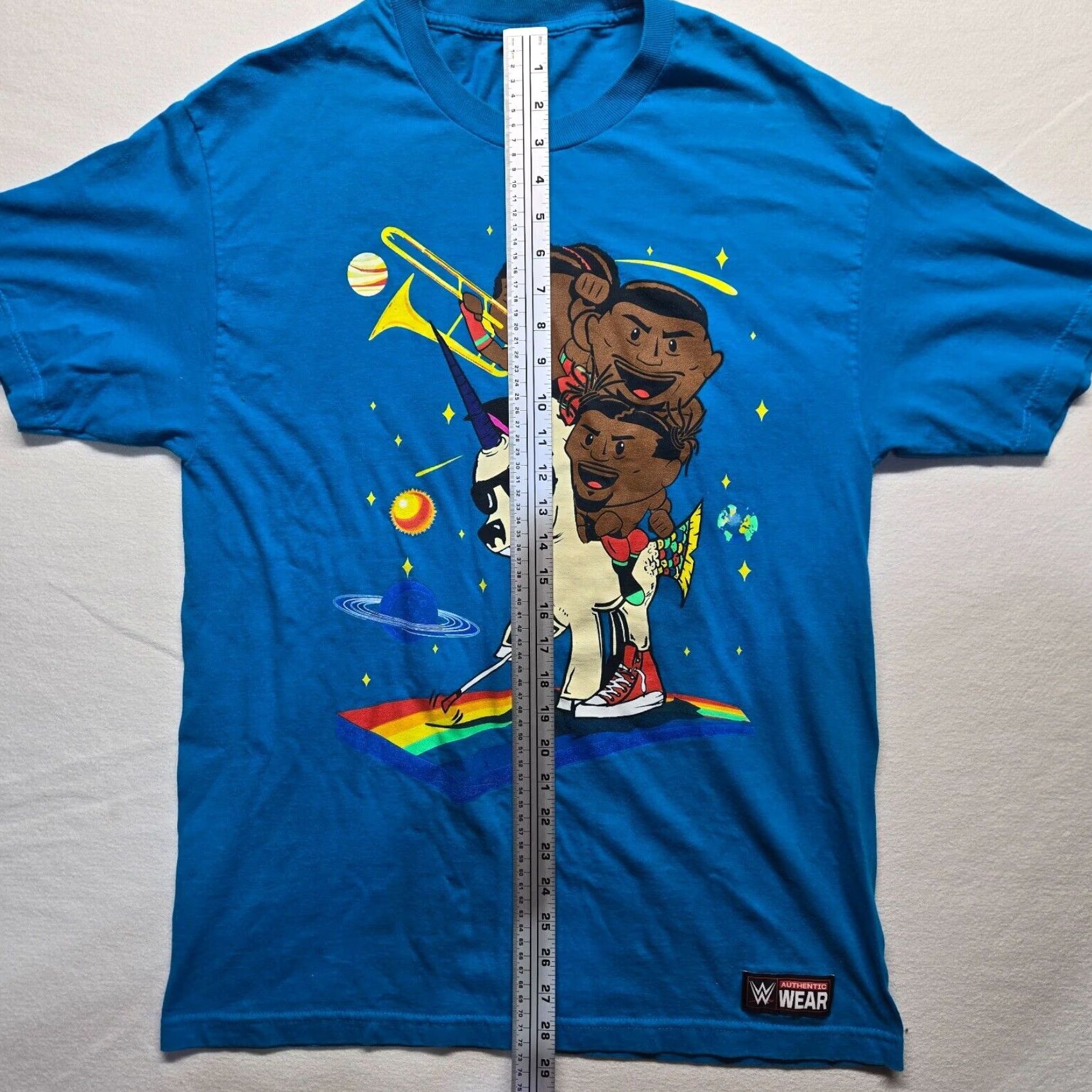 Vintage WWE Kofi Kingston T-Shirt Blue Graphic Crew Neck Men L Size US L / EU 52-54 / 3 - 6 Thumbnail