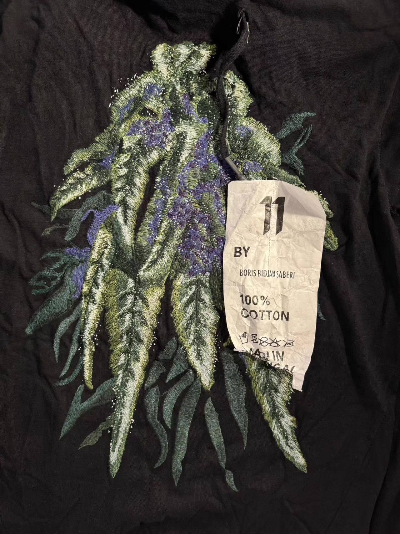 11 By Boris Bidjan Saberi 11byBBS 17FW Embroidered Floral Reversible Sweatshirt Ｑ25 Size US S / EU 44-46 / 1 - 4 Thumbnail