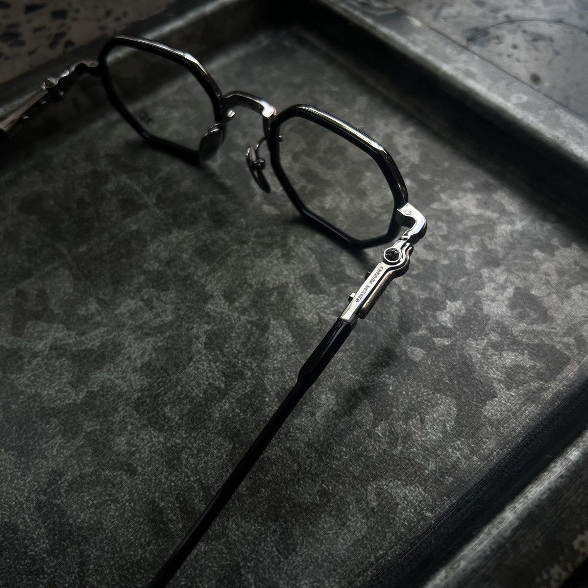 Chrome Hearts Chrome Hearts TATTERS BLACK/SILVER Glasses Size ONE SIZE - 12 Thumbnail